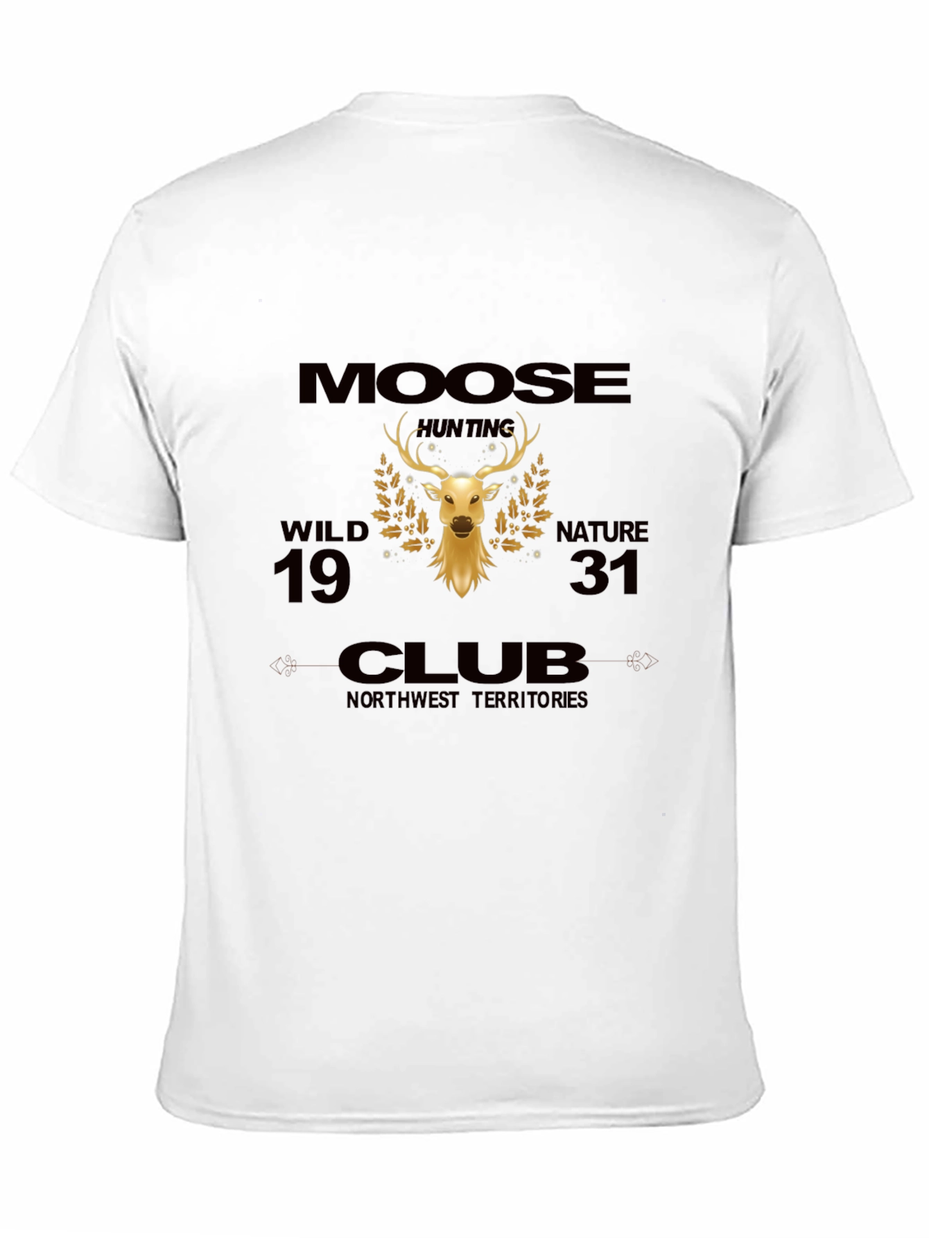 Moose Hunting Club Graphic T-Shirt