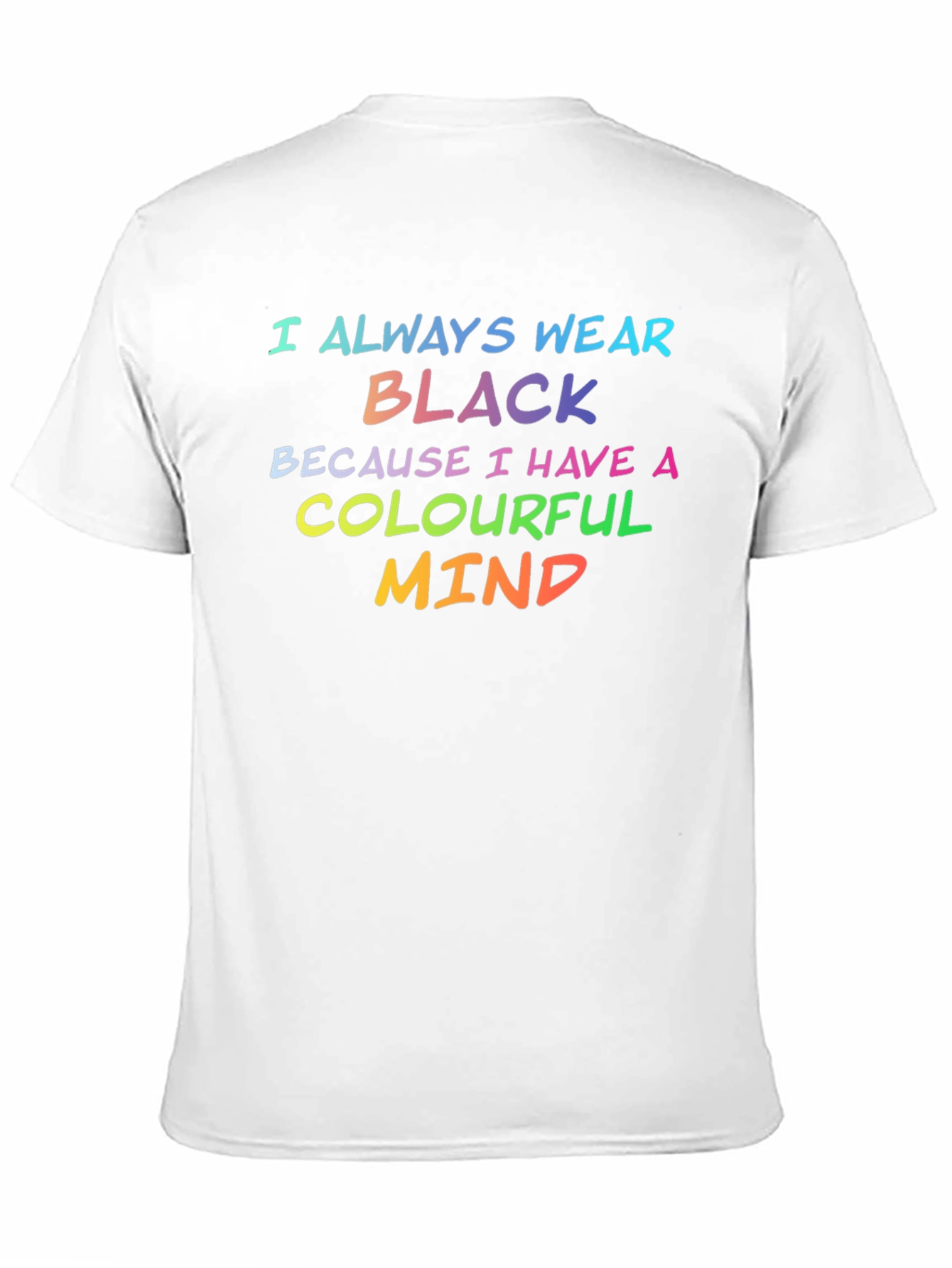 Colourful Mind Black T-Shirt