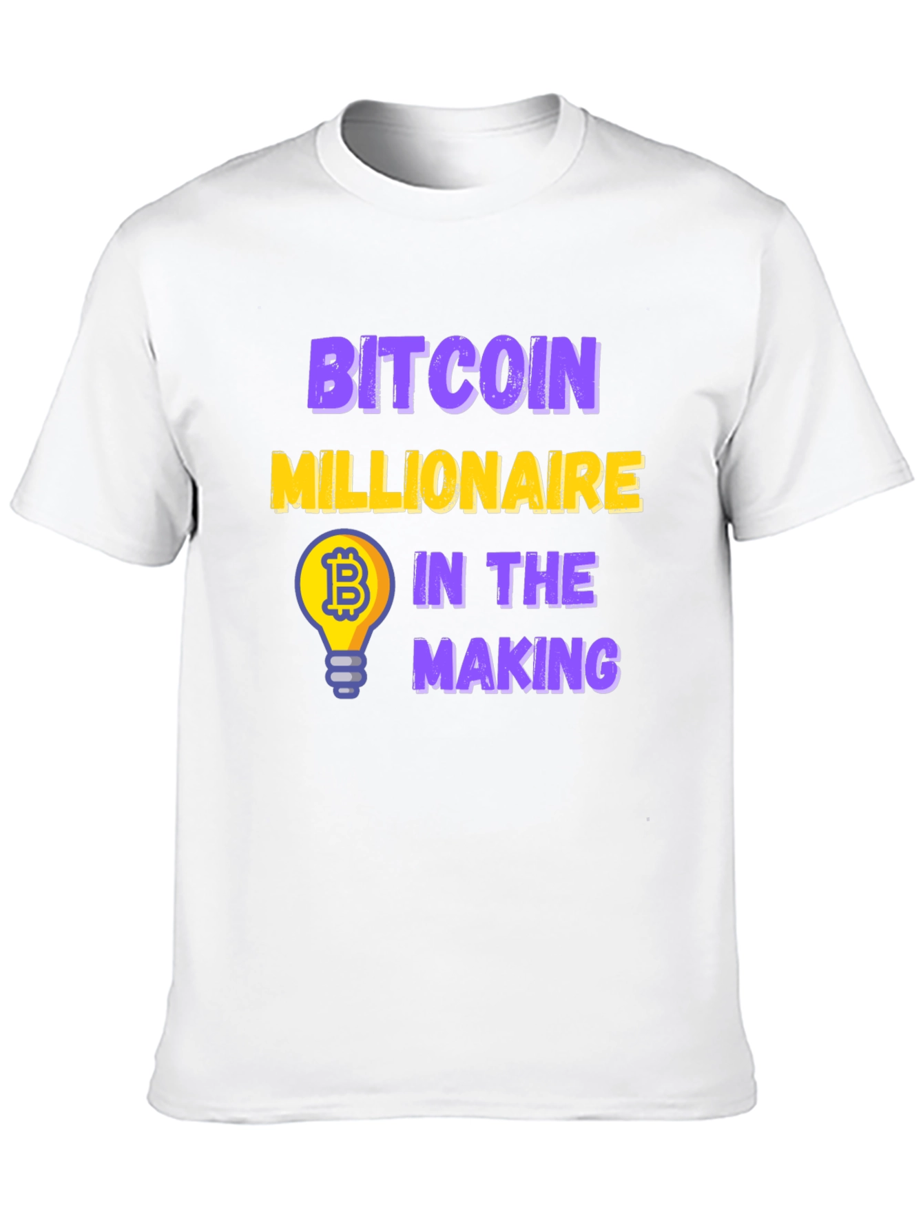 Bitcoin Millionaire in the Making Black T-Shirt