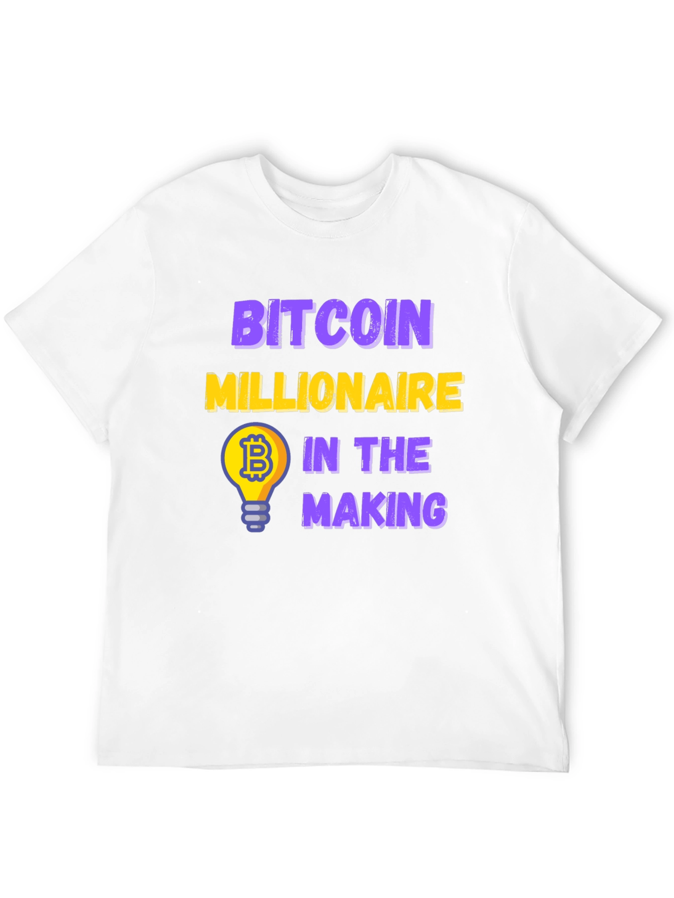 Bitcoin Millionaire in the Making Black T-Shirt