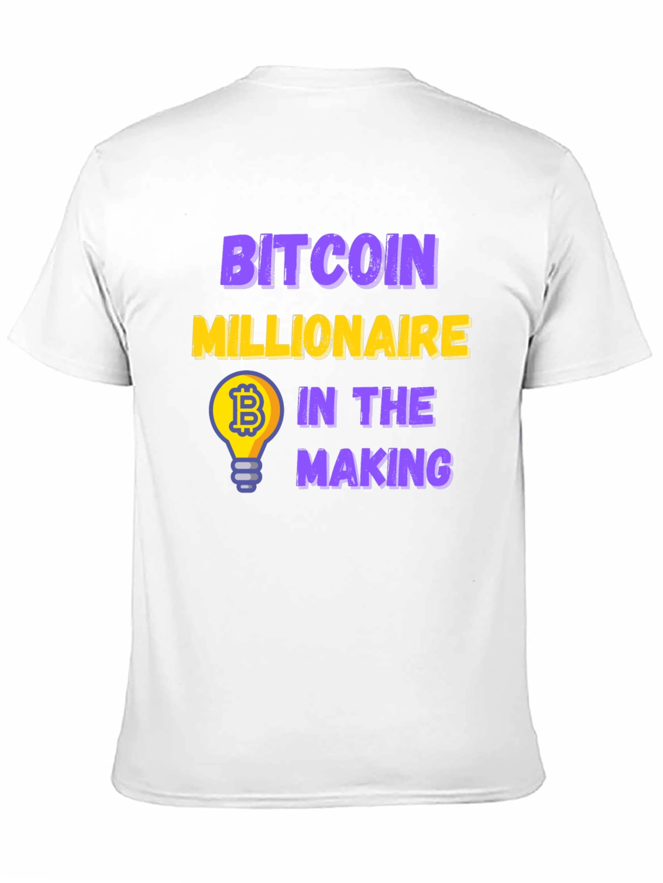Bitcoin Millionaire in the Making Black T-Shirt