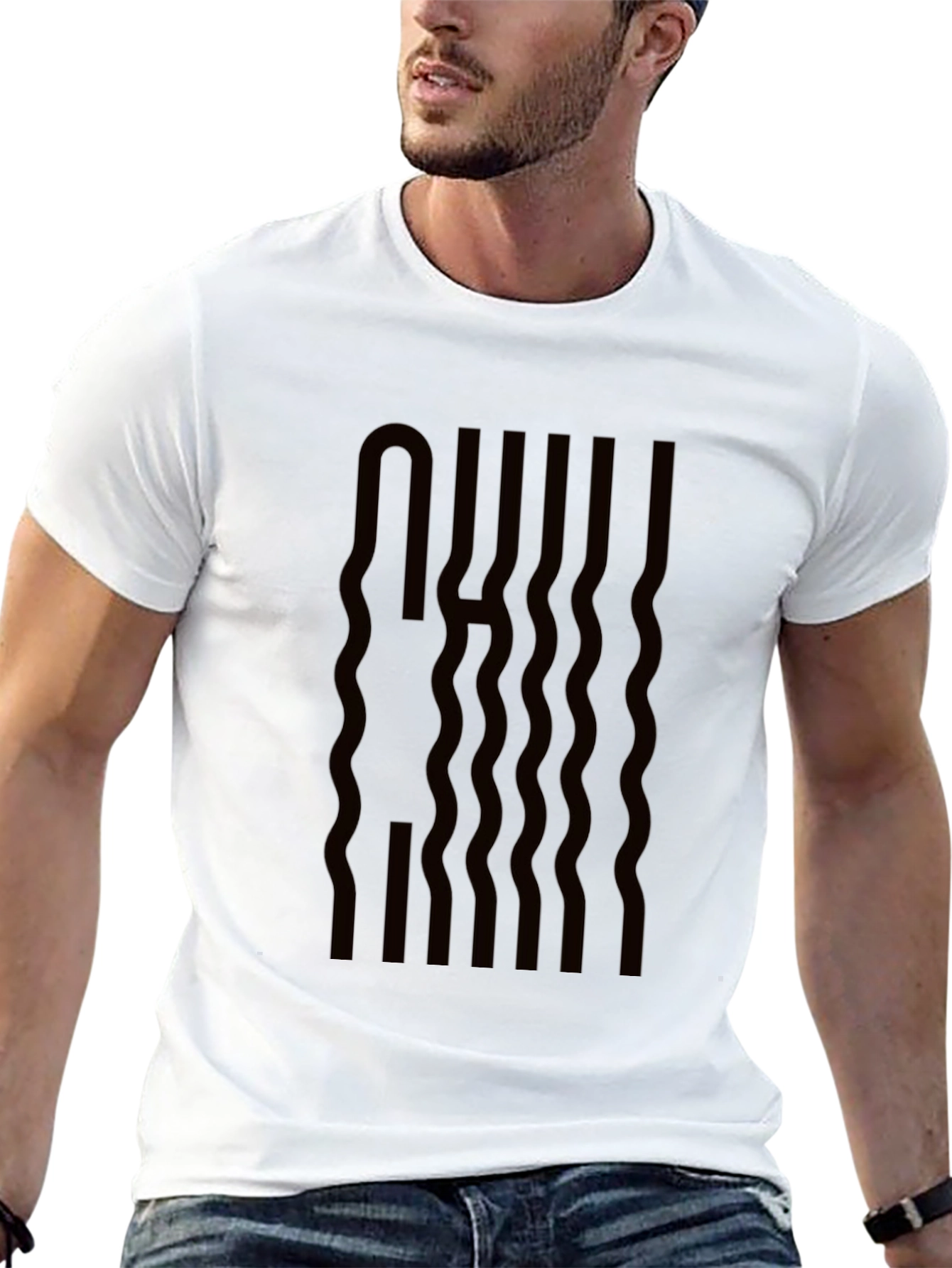 Chill Graphic Black T-Shirt