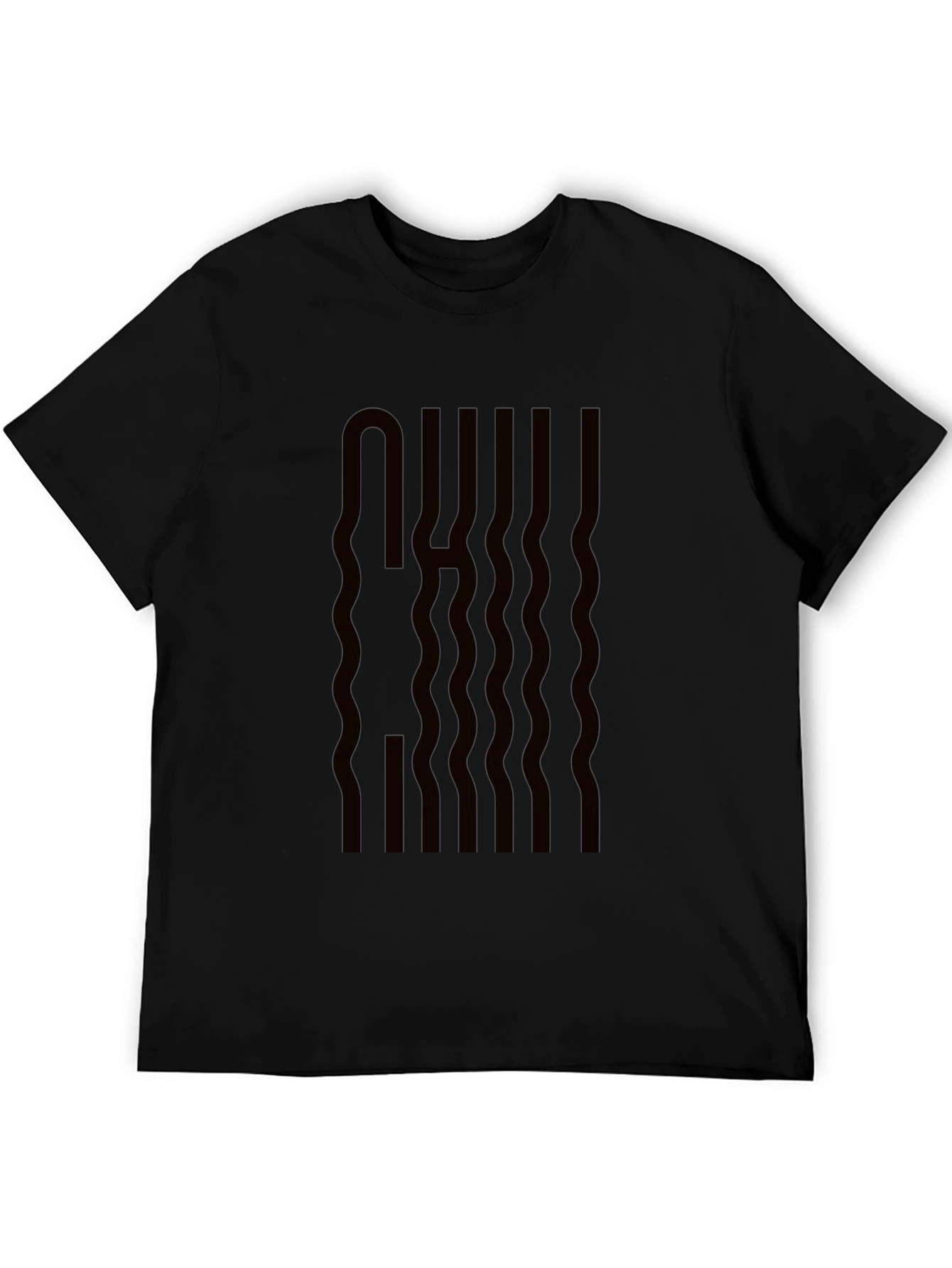 Chill Graphic Black T-Shirt
