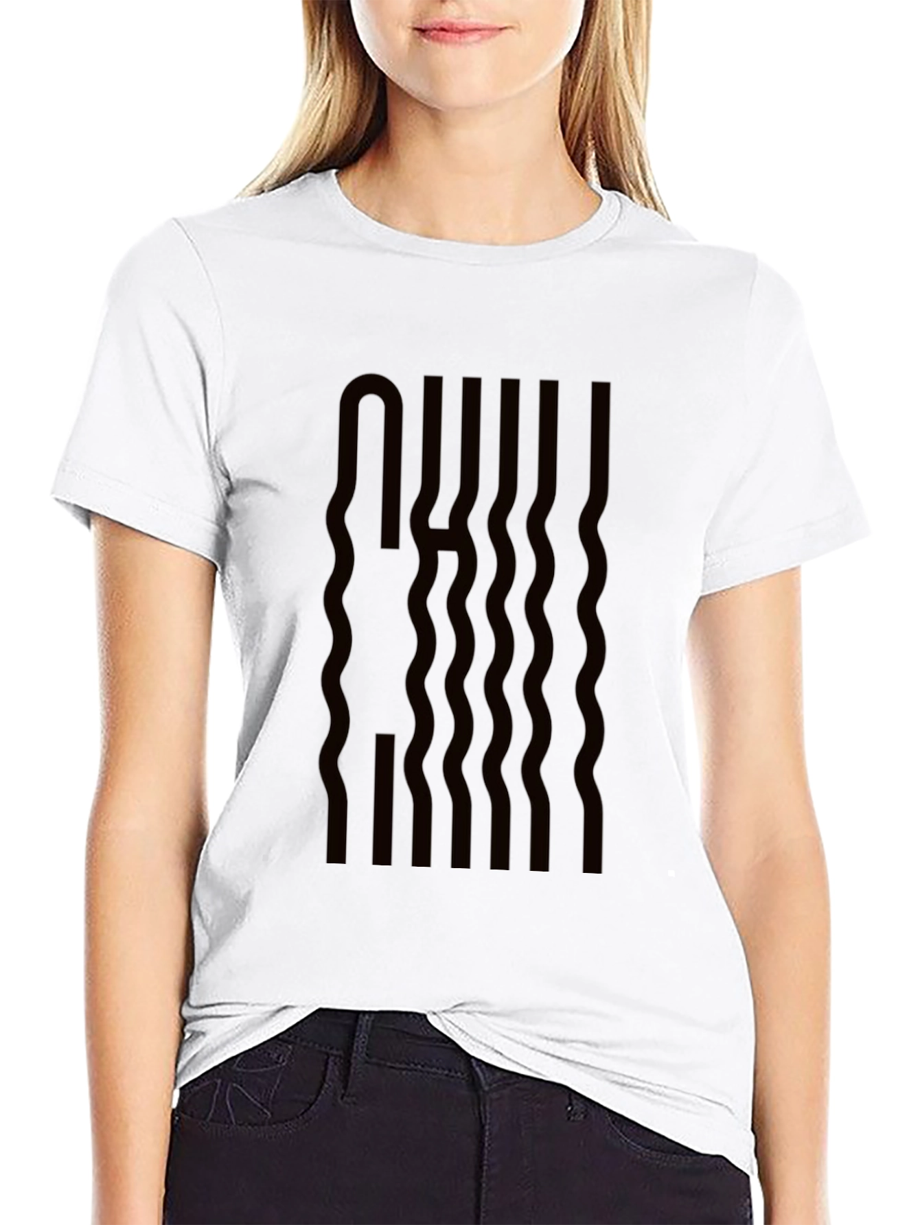 Chill Graphic Black T-Shirt