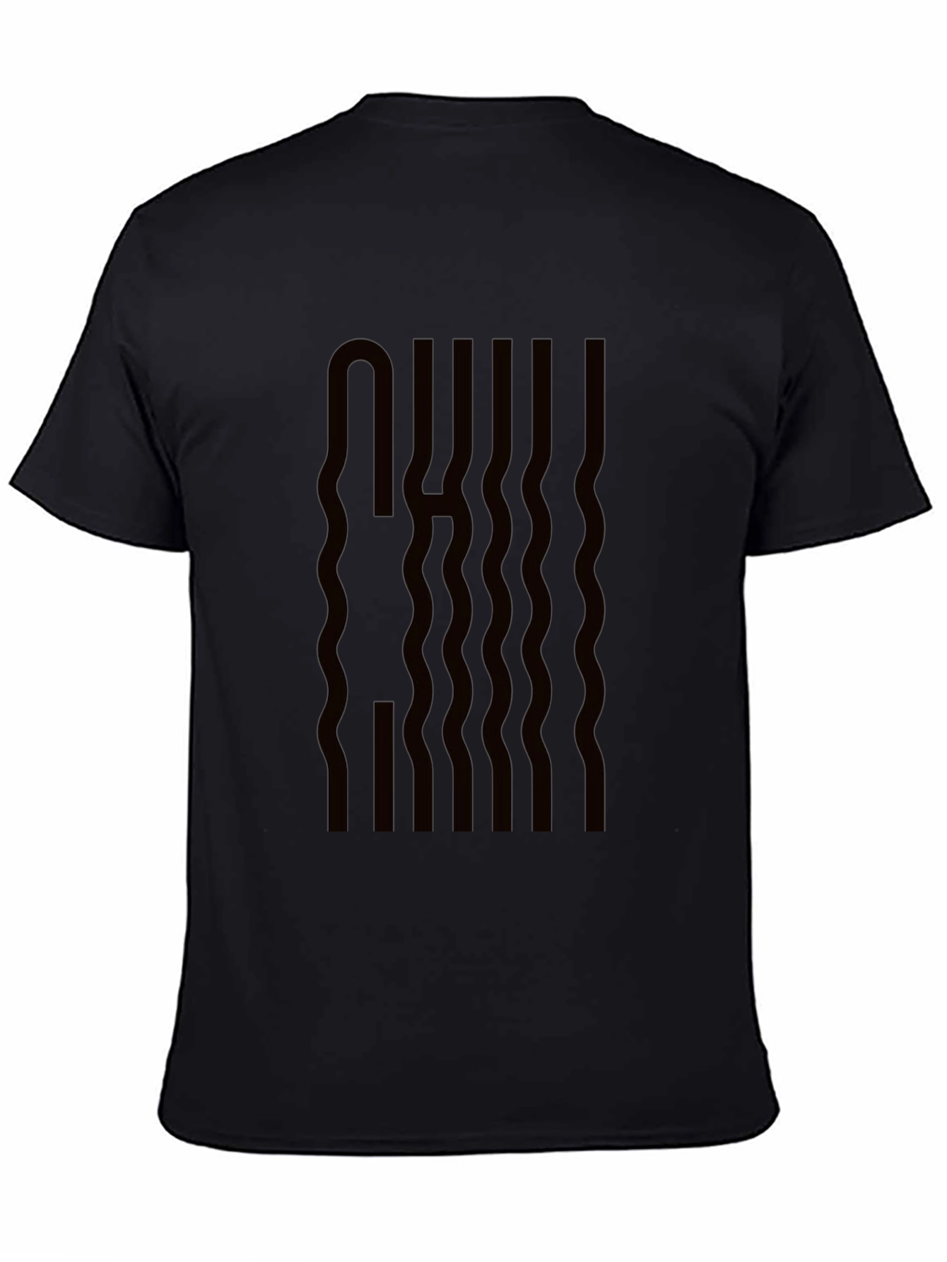 Chill Graphic Black T-Shirt