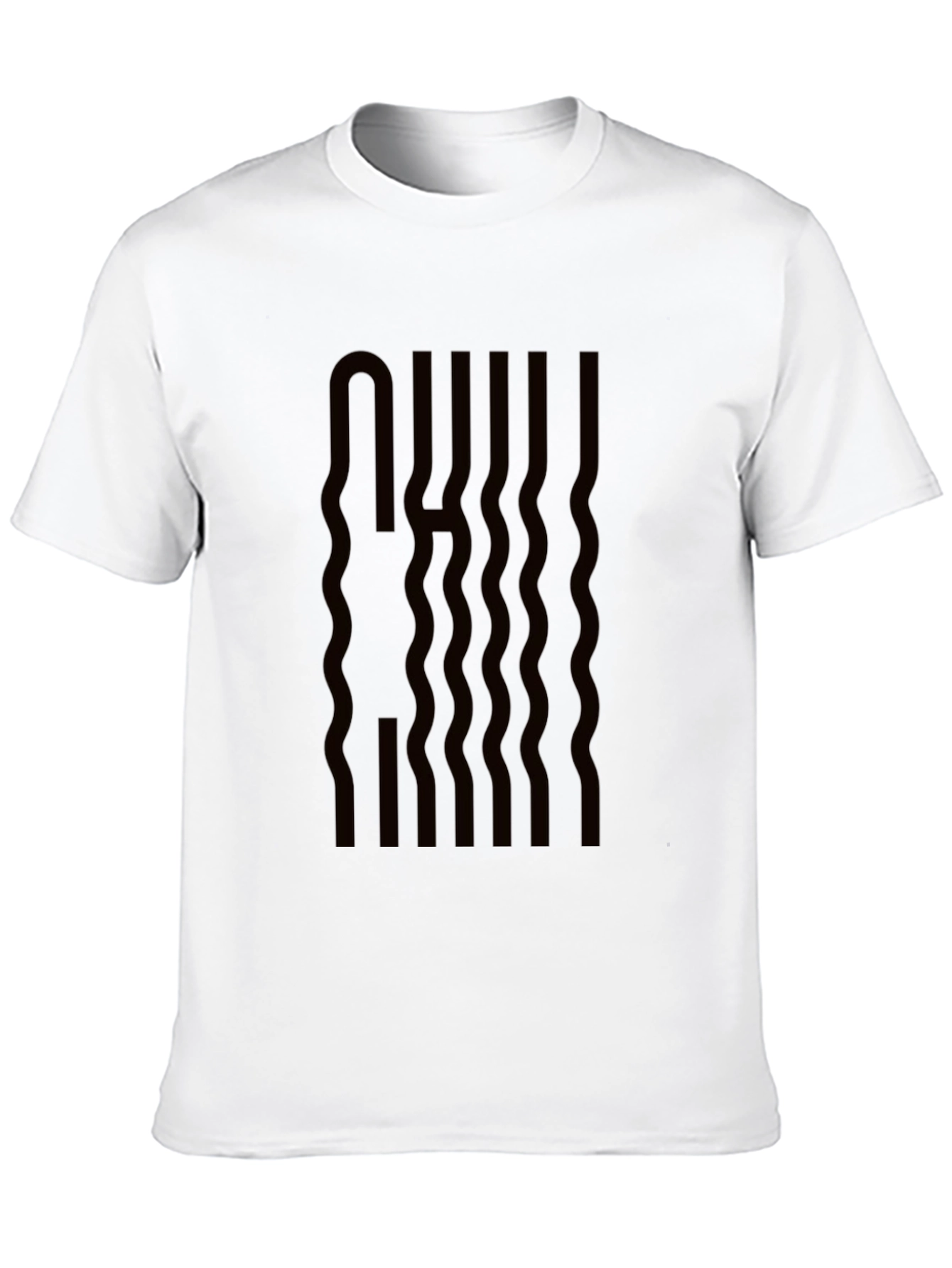 Chill Graphic Black T-Shirt