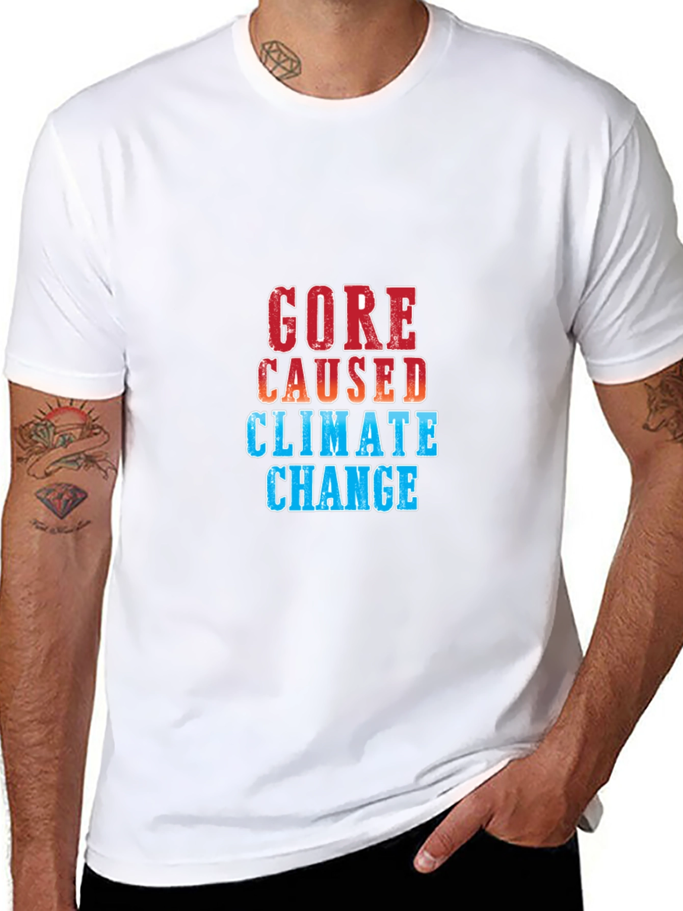 Gore Caused Climate Change Graphic Tee