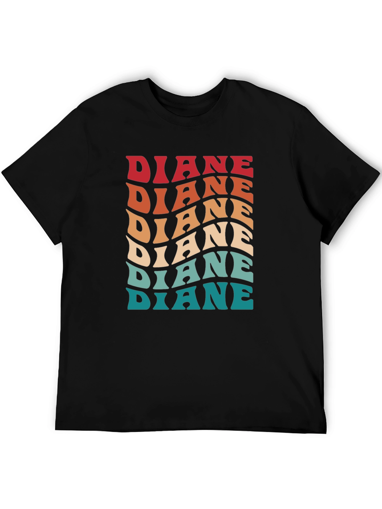 Retro Diane Name Graphic T-Shirt