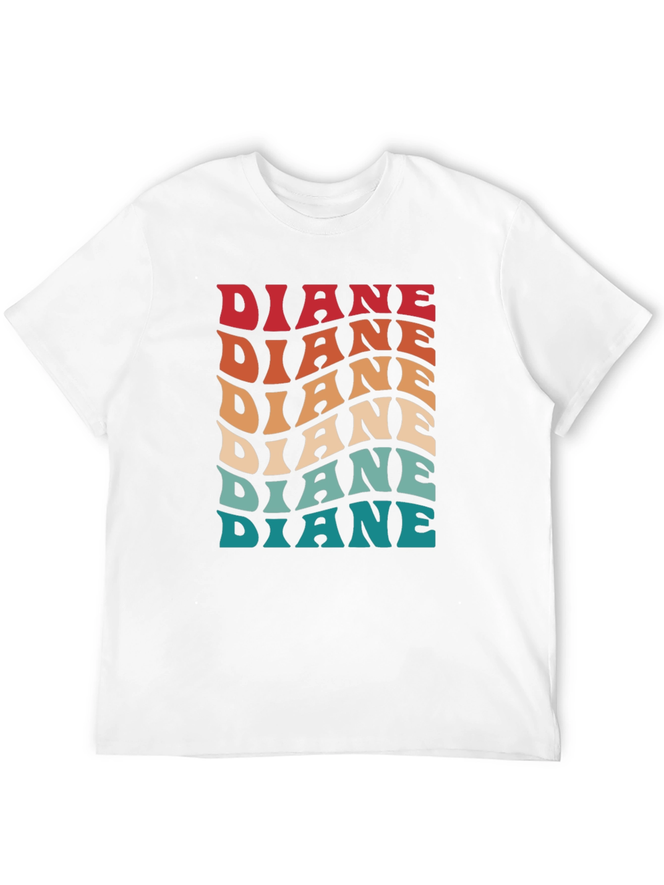 Retro Diane Name Graphic T-Shirt
