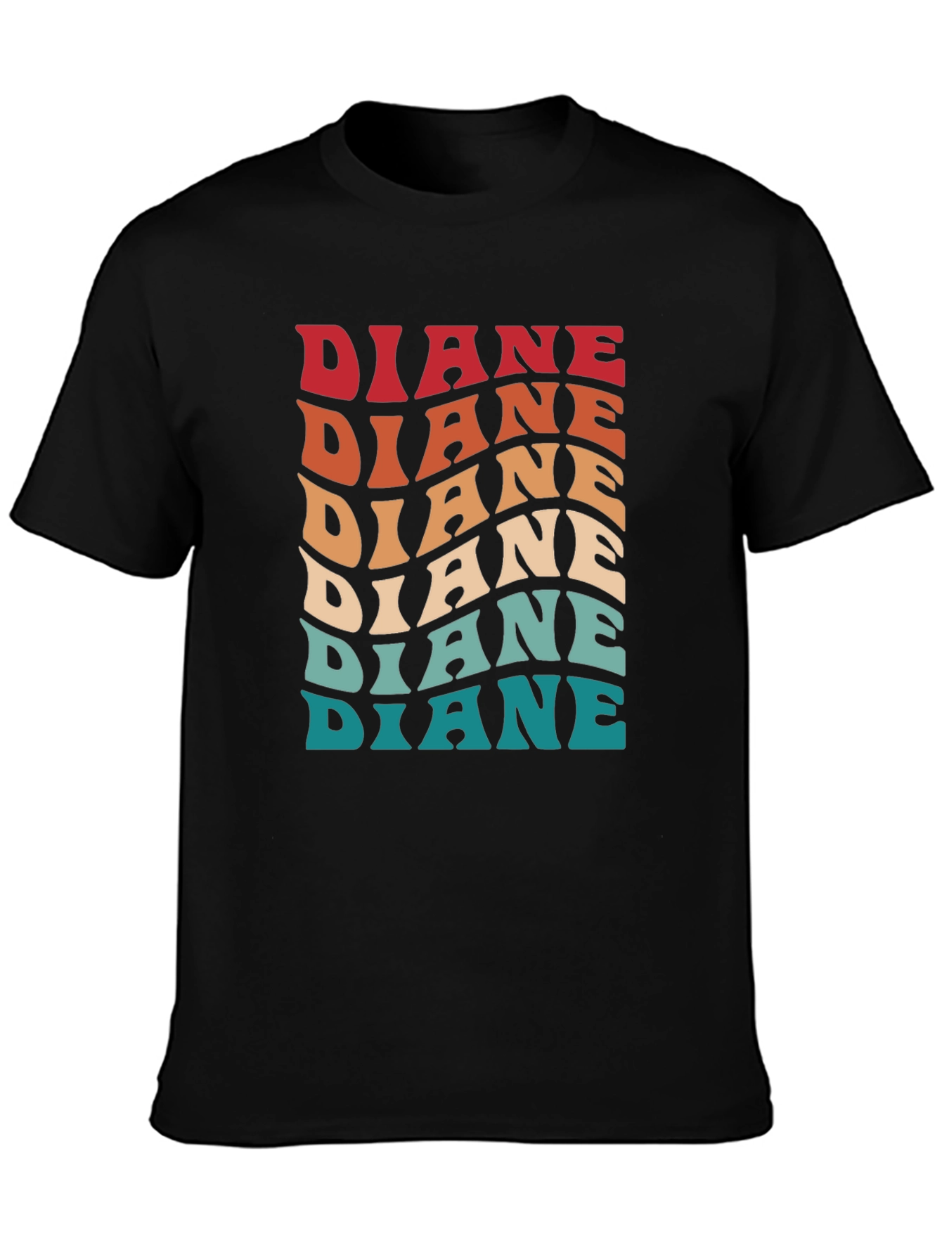Retro Diane Name Graphic T-Shirt