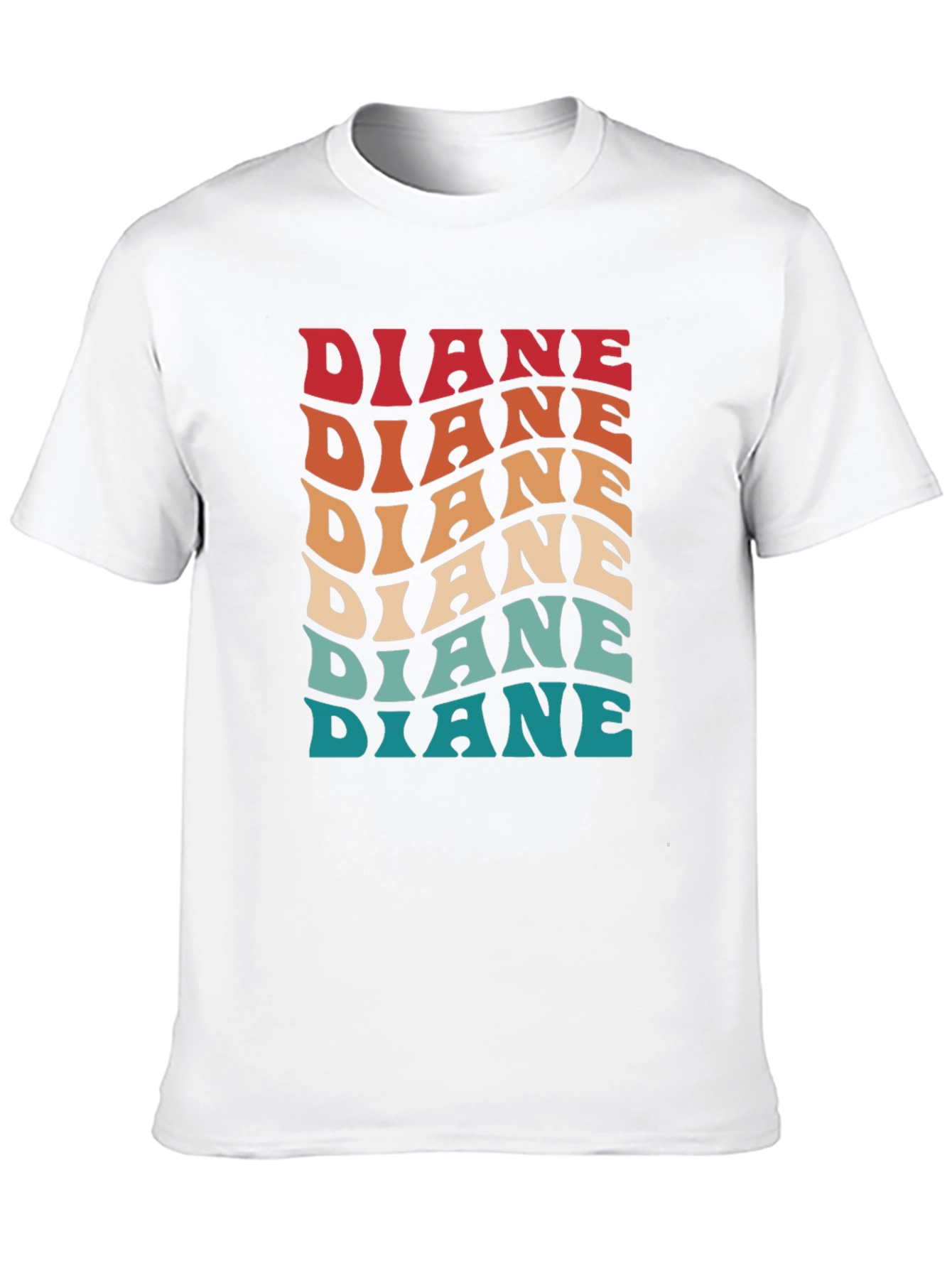 Retro Diane Name Graphic T-Shirt