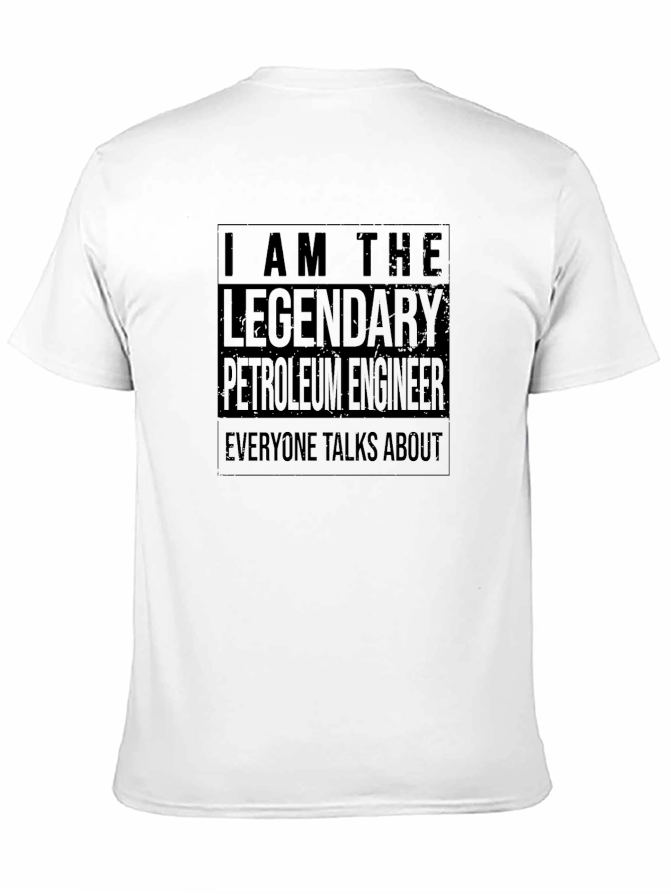 Legendary Petroleum Engineer Black T-Shirt