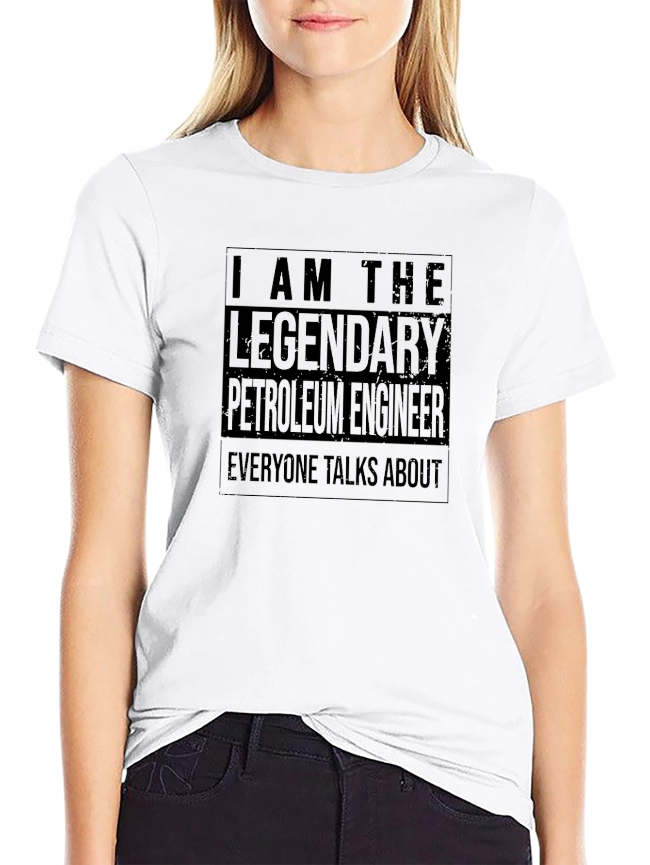 Legendary Petroleum Engineer Black T-Shirt