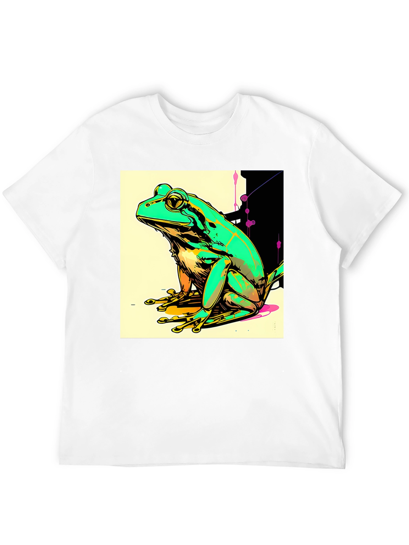 Frog Graphic T-Shirt - Quirky Animal Tee