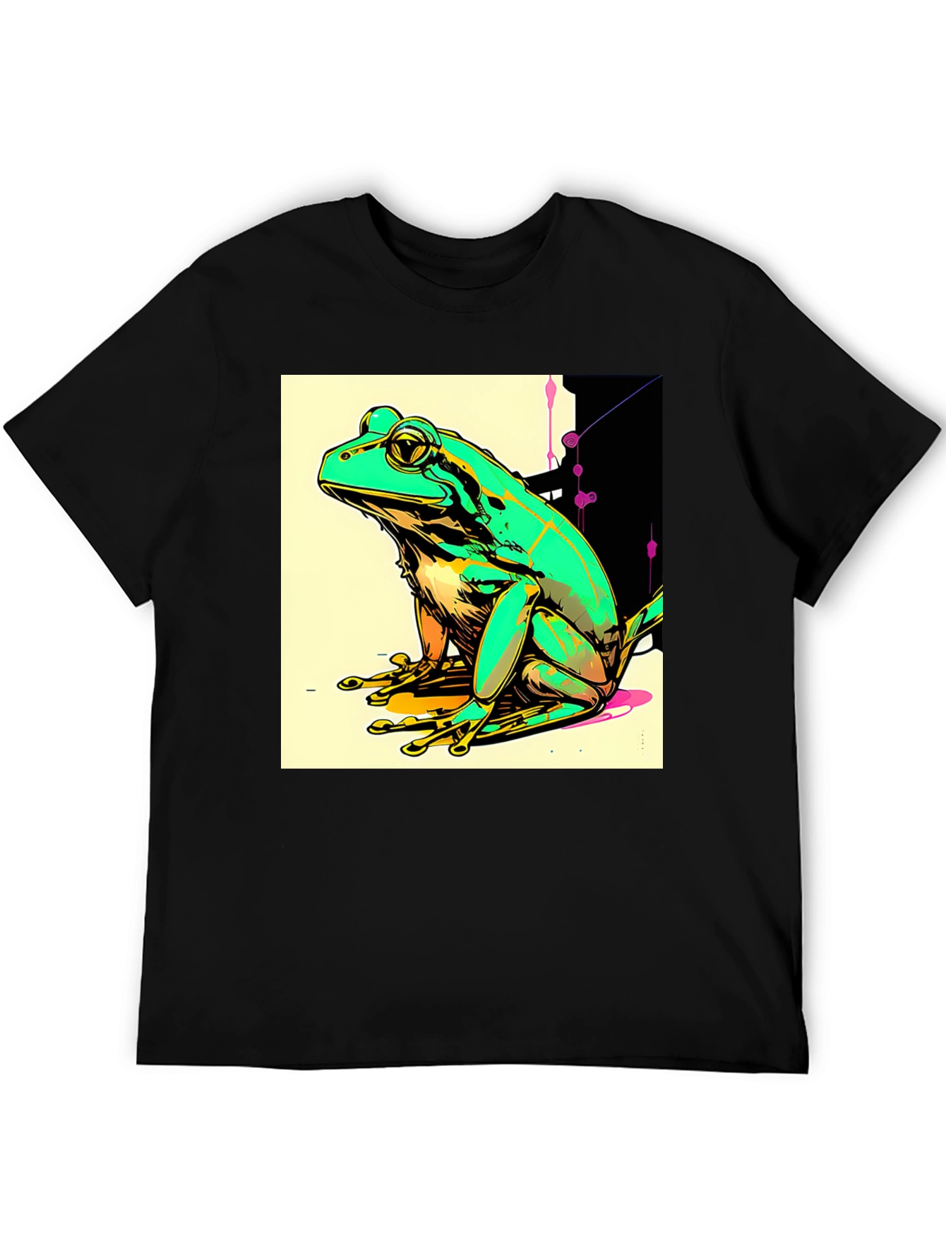 Frog Graphic T-Shirt - Quirky Animal Tee