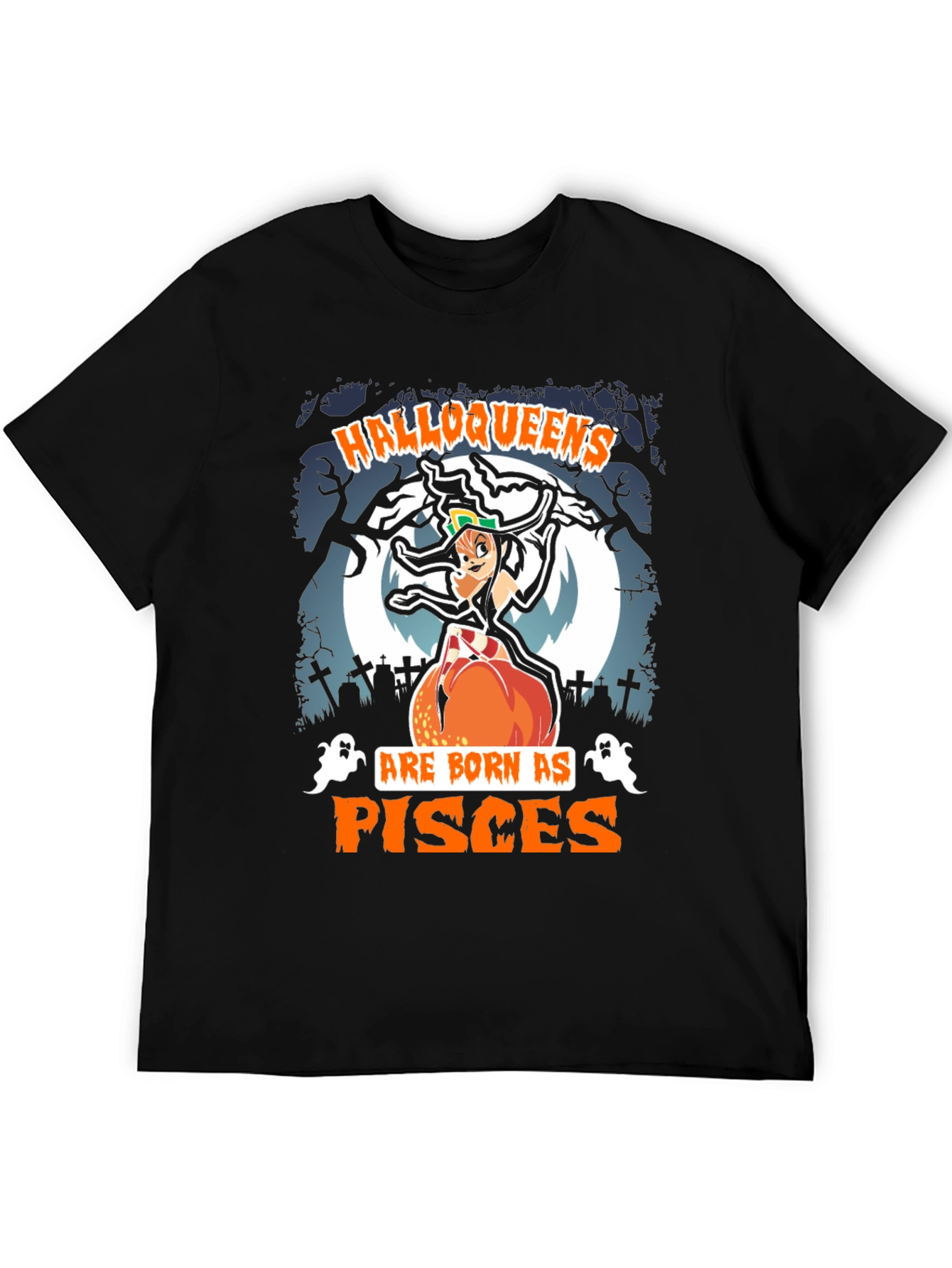 Halloqueens Pisces Halloween T-Shirt