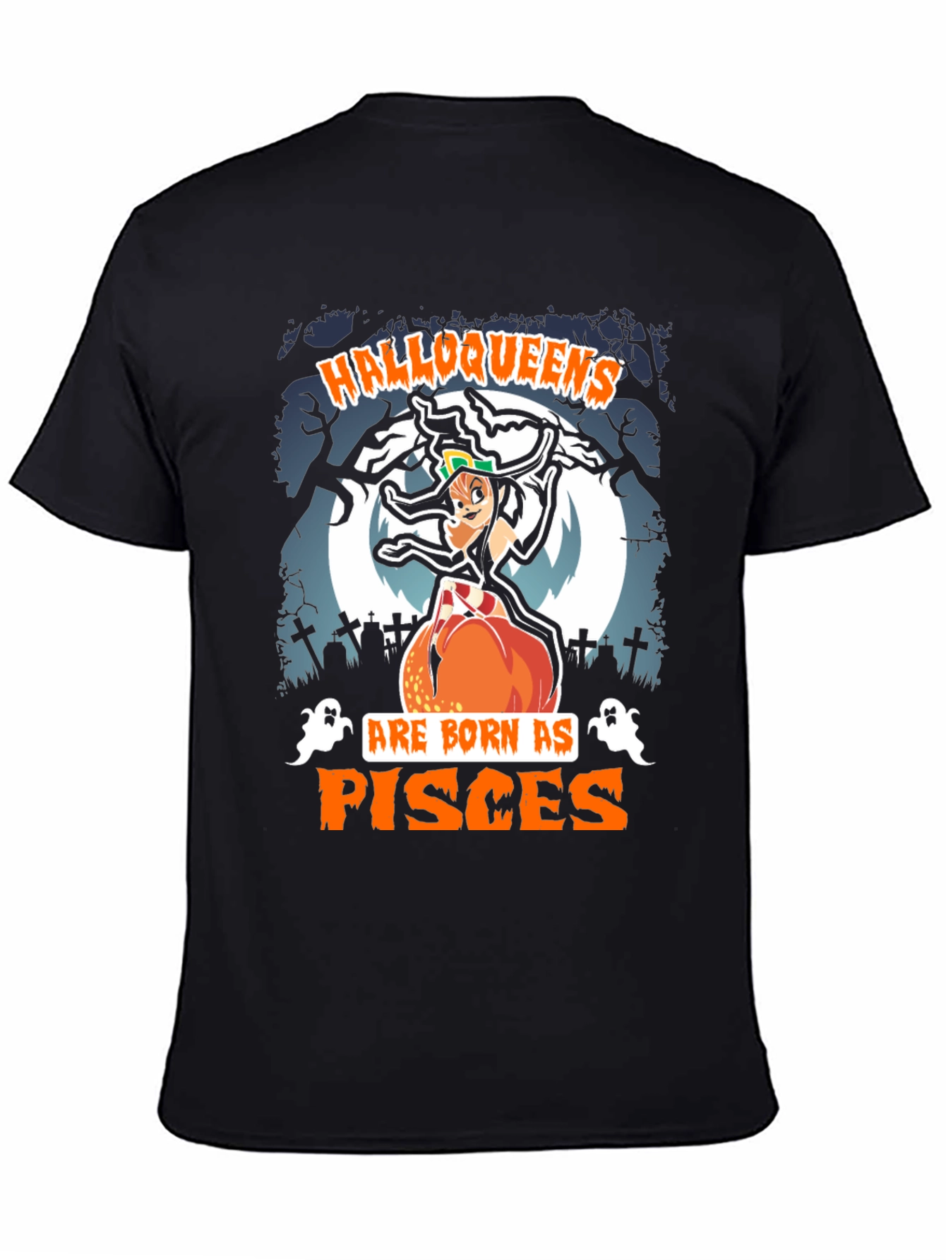 Halloqueens Pisces Halloween T-Shirt