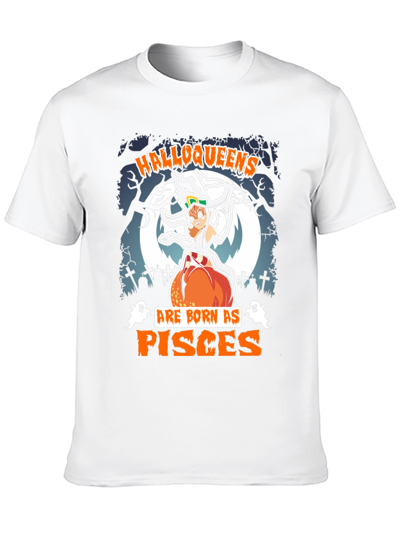 Halloqueens Pisces Halloween T-Shirt