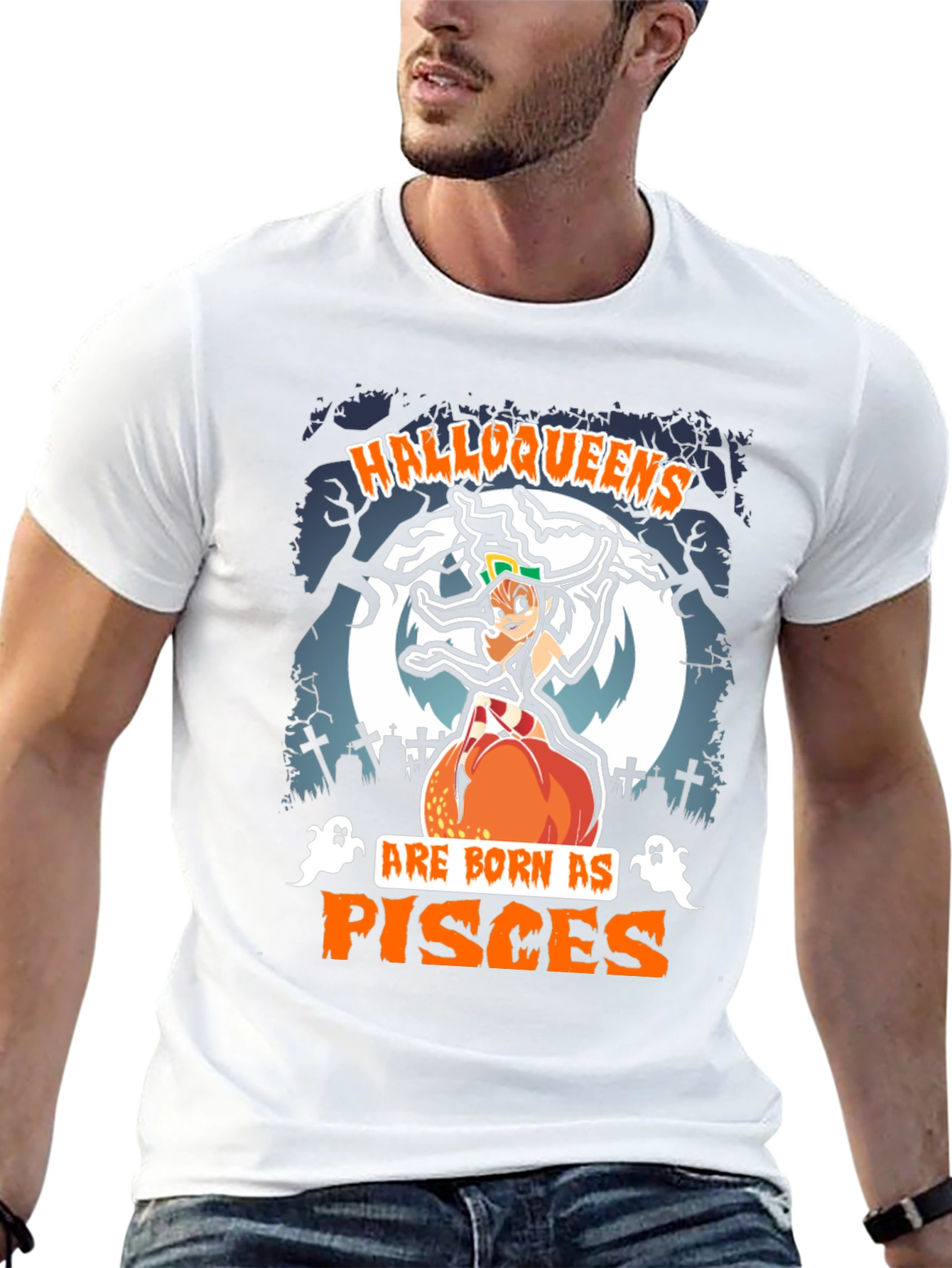 Halloqueens Pisces Halloween T-Shirt