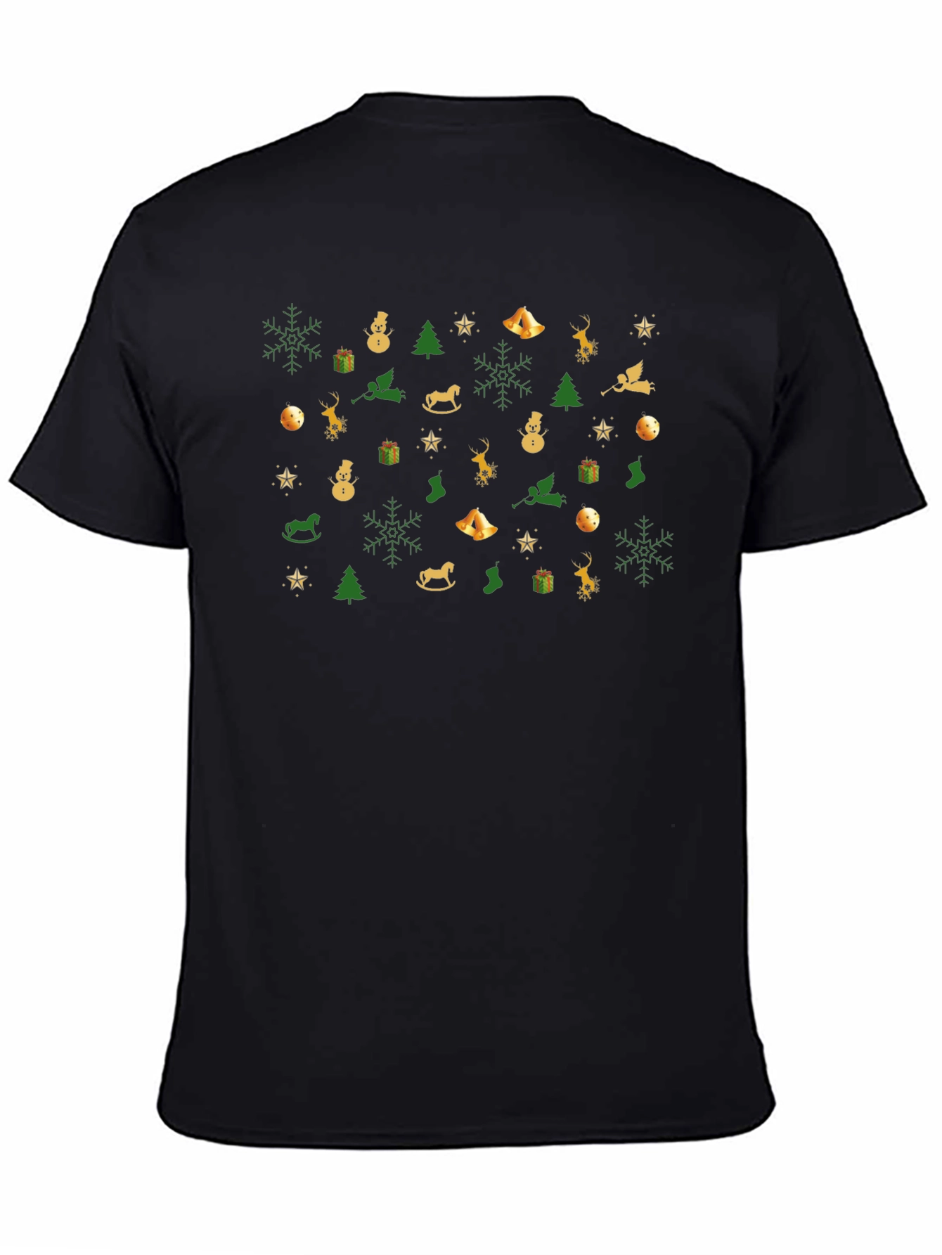 Holiday Themed Patterned T-Shirt