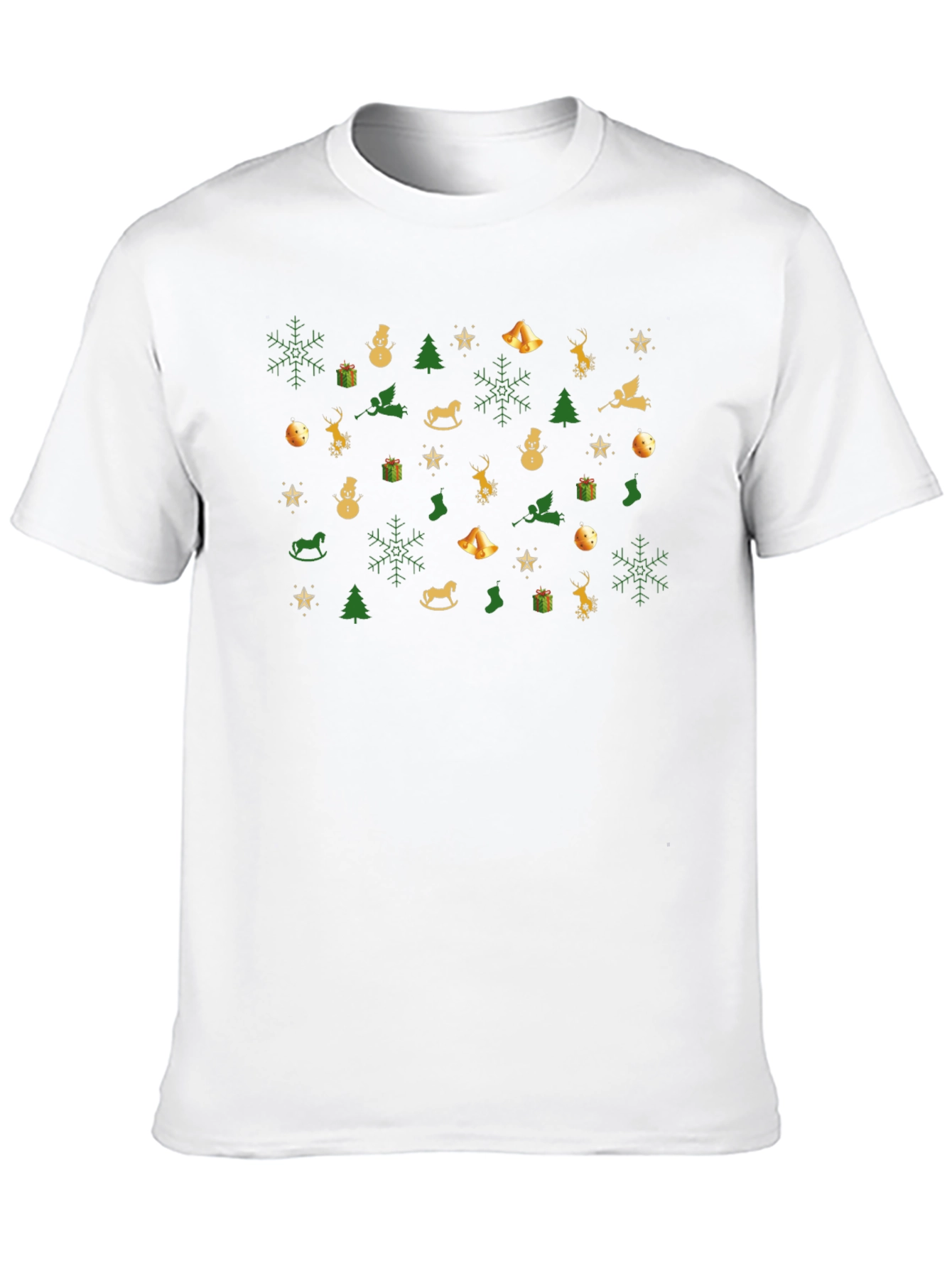 Holiday Themed Patterned T-Shirt
