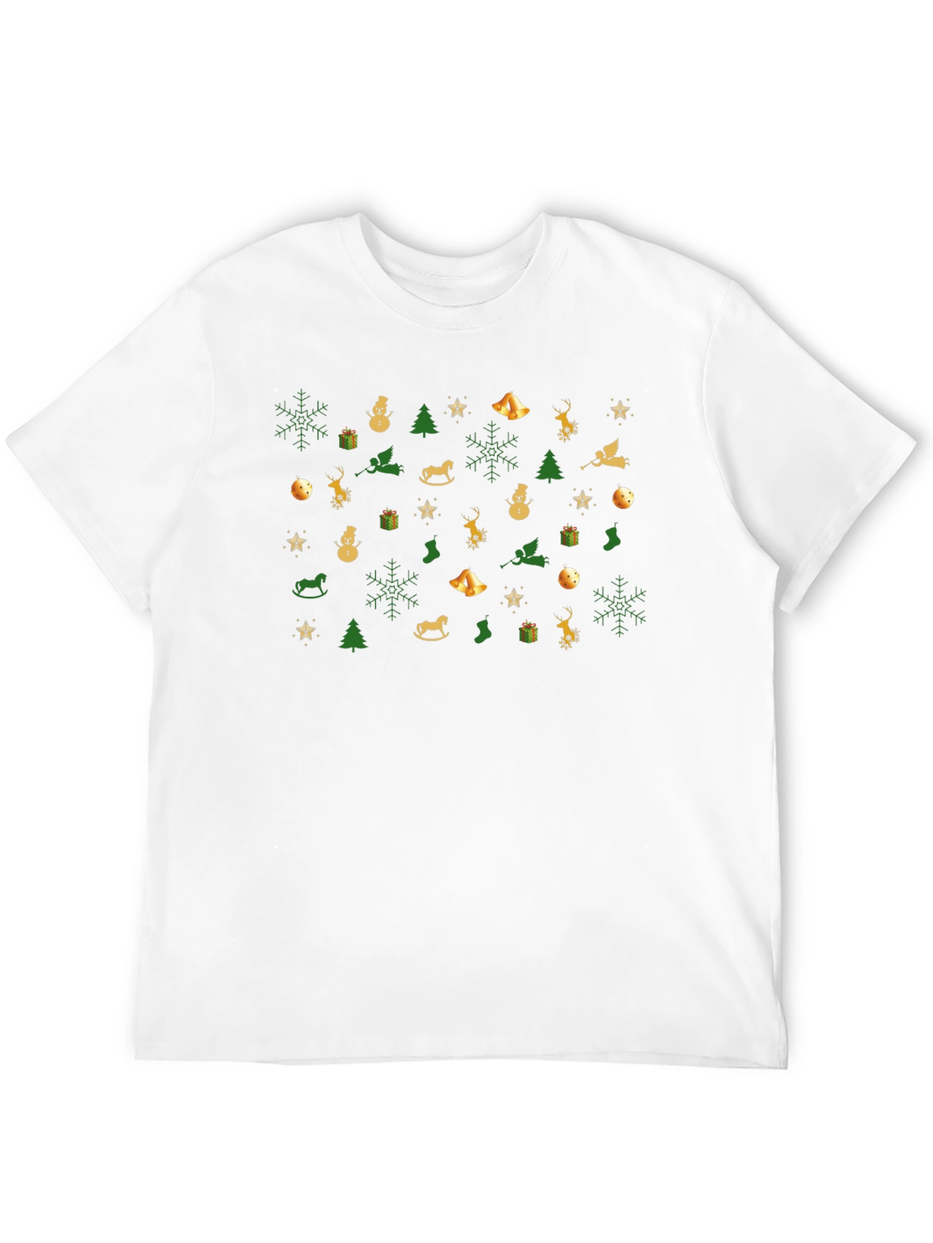 Holiday Themed Patterned T-Shirt