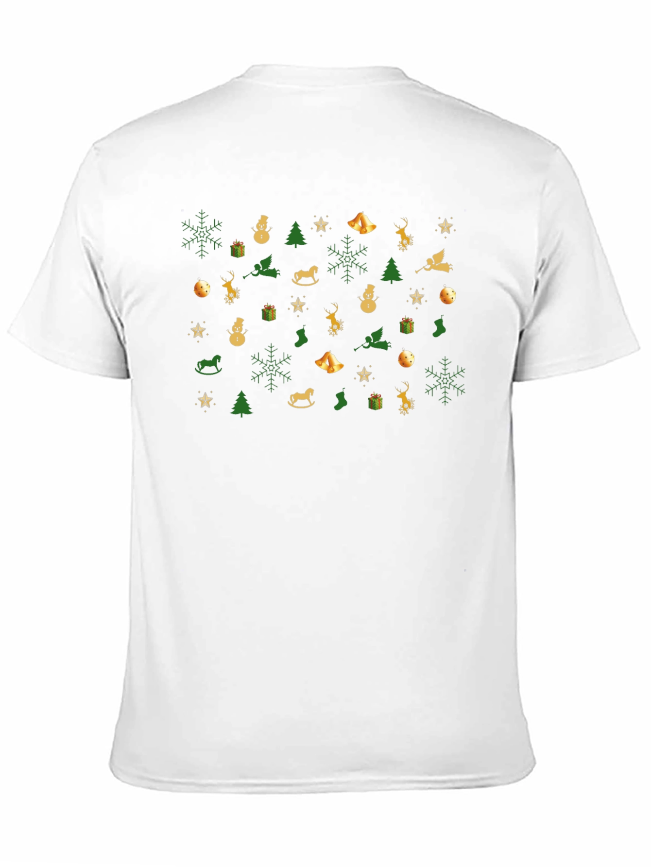 Holiday Themed Patterned T-Shirt