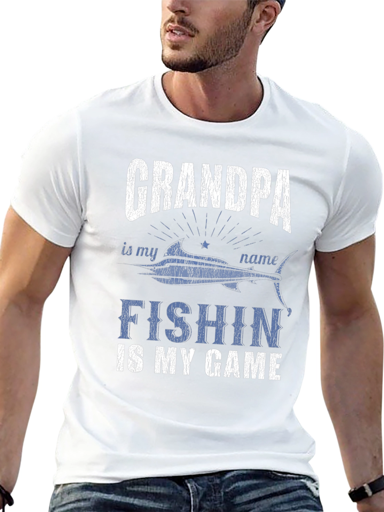 Grandpa Fishin Game T-Shirt