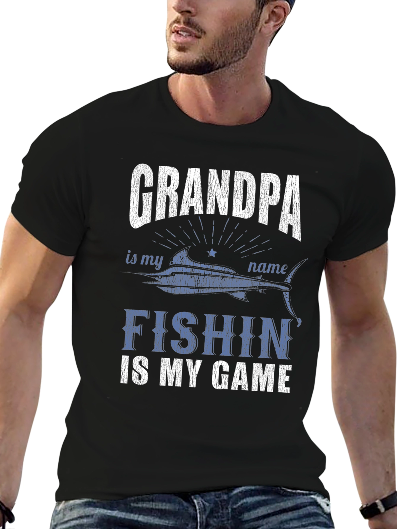 Grandpa Fishin Game T-Shirt