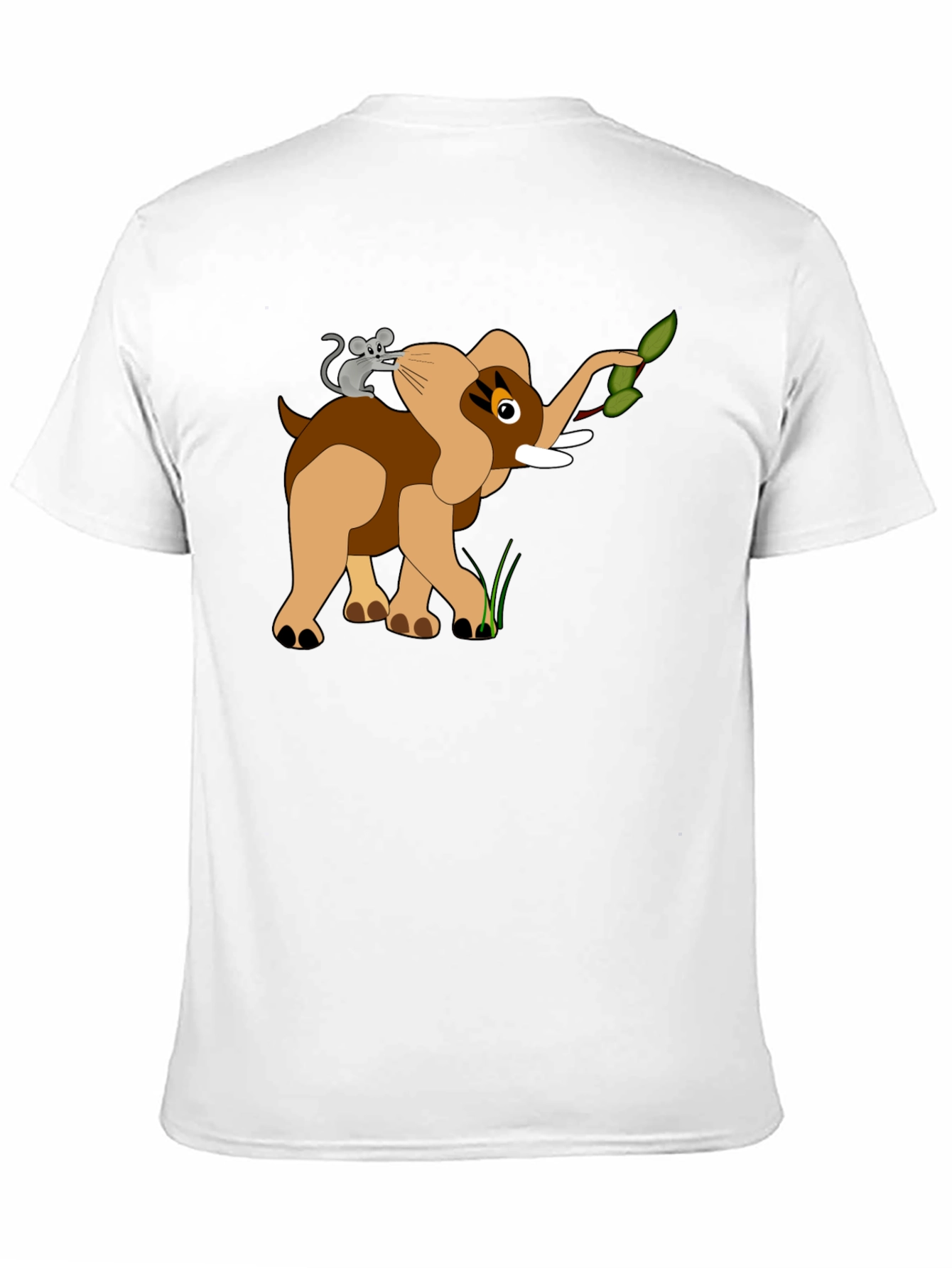 Elephant & Mouse Graphic Tee - Classic Black