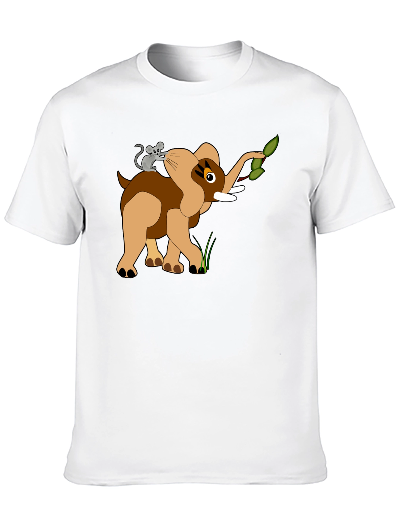 Elephant & Mouse Graphic Tee - Classic Black