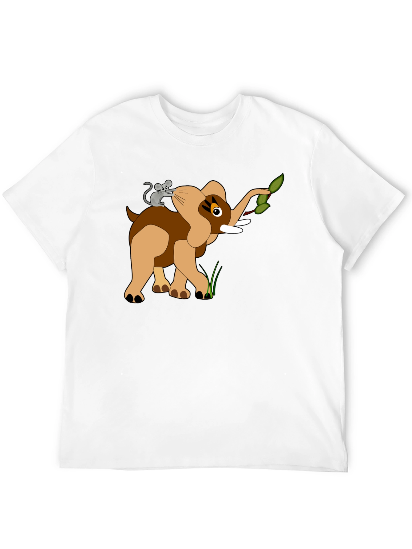 Elephant & Mouse Graphic Tee - Classic Black