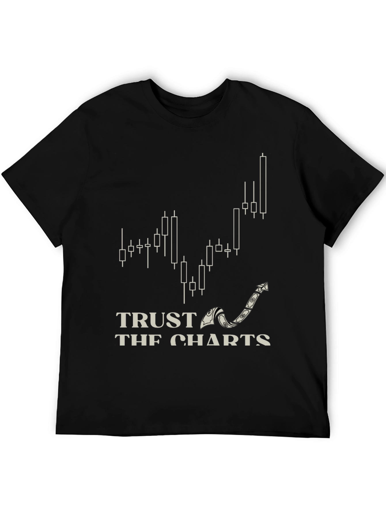 Trust the Charts Black T-Shirt