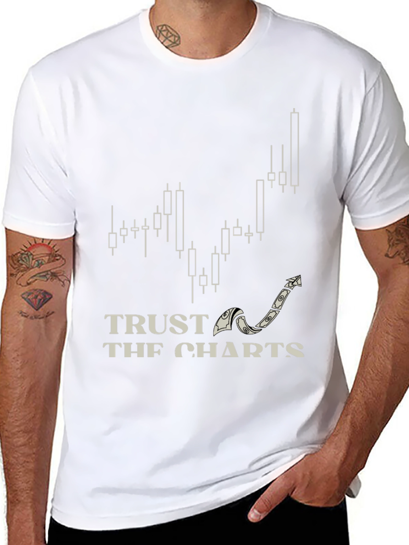 Trust the Charts Black T-Shirt