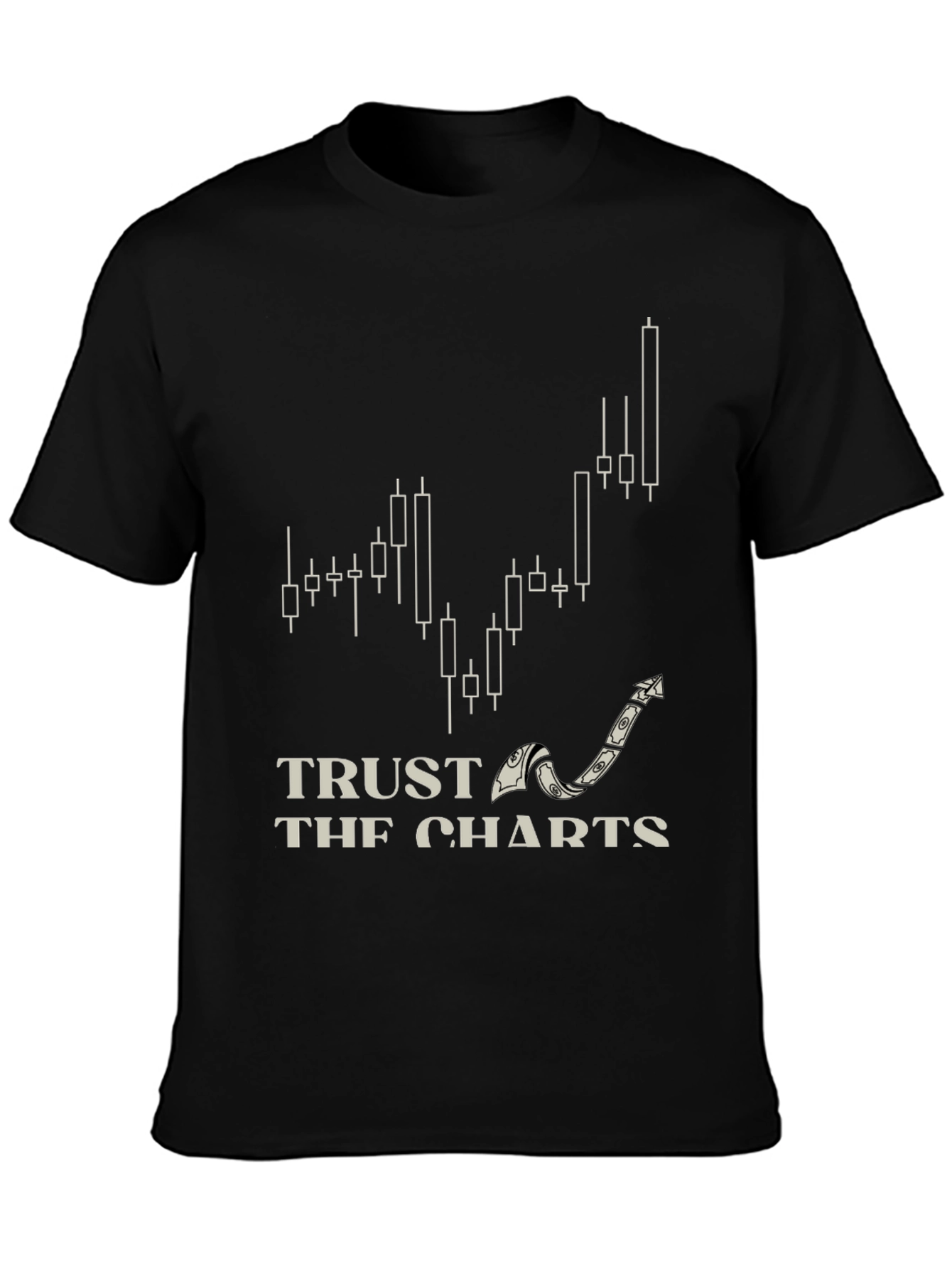 Trust the Charts Black T-Shirt