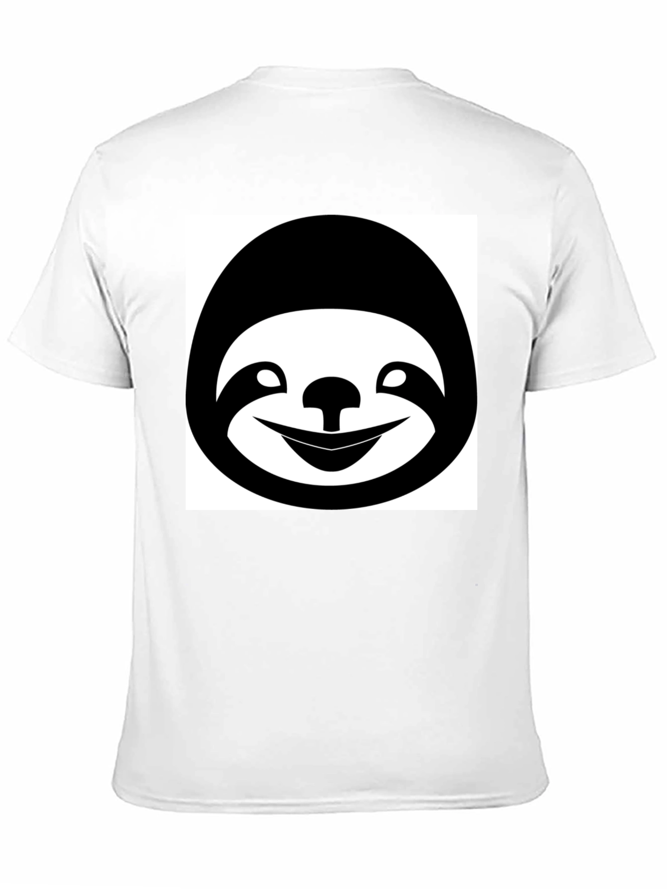 Funny Sloth Graphic T-Shirt - Black Casual Tee