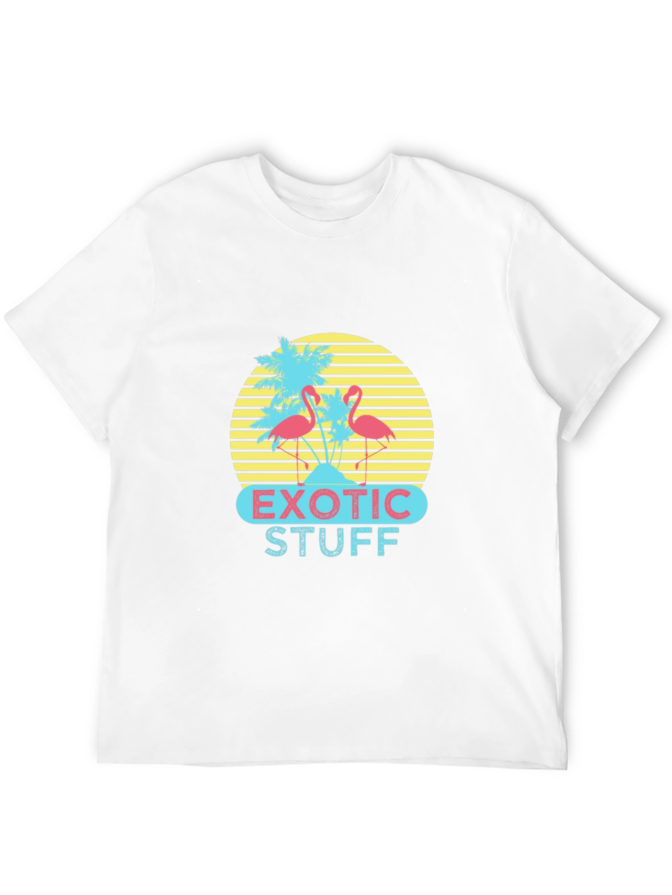 Exotic Stuff Flamingo Graphic T-Shirt