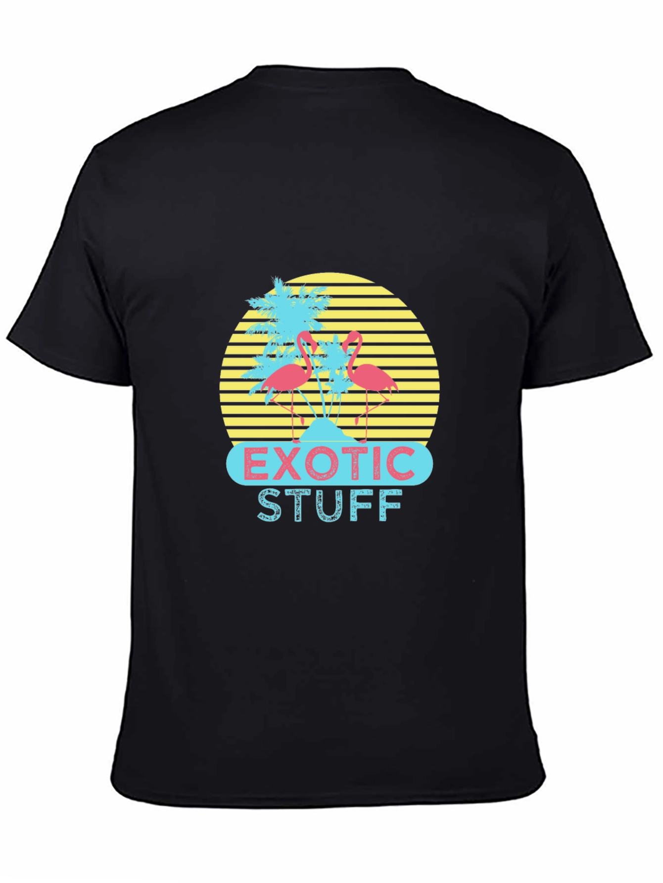 Exotic Stuff Flamingo Graphic T-Shirt