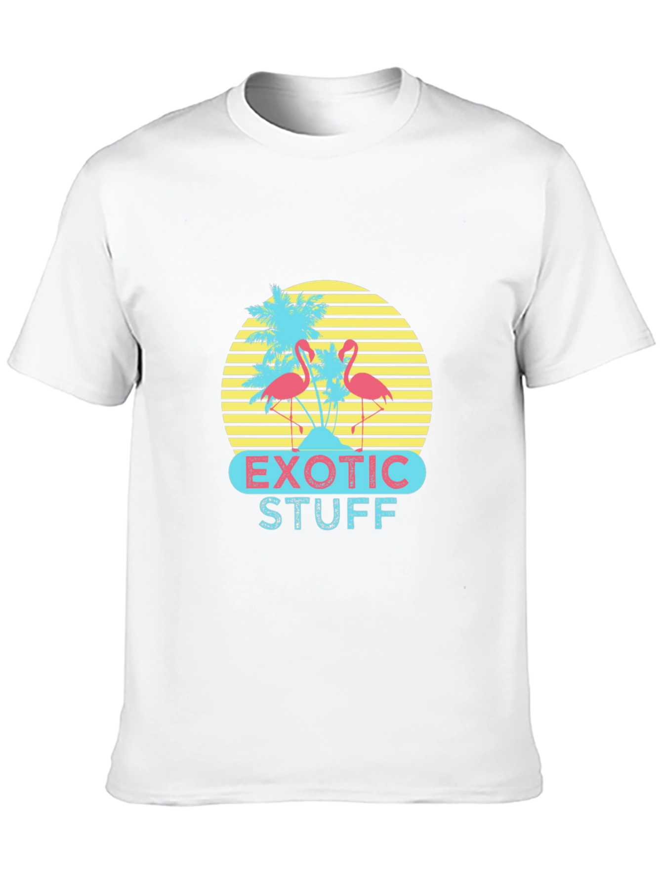 Exotic Stuff Flamingo Graphic T-Shirt