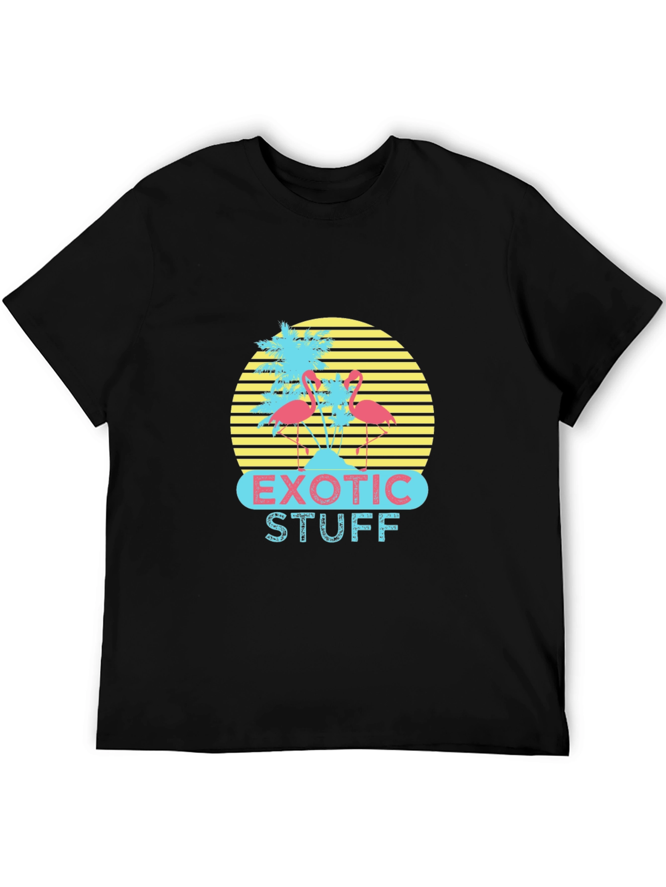 Exotic Stuff Flamingo Graphic T-Shirt