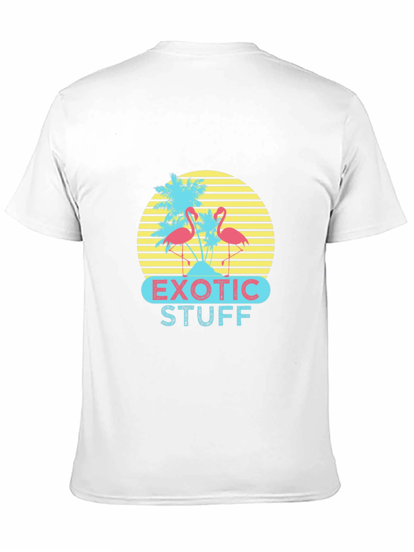 Exotic Stuff Flamingo Graphic T-Shirt