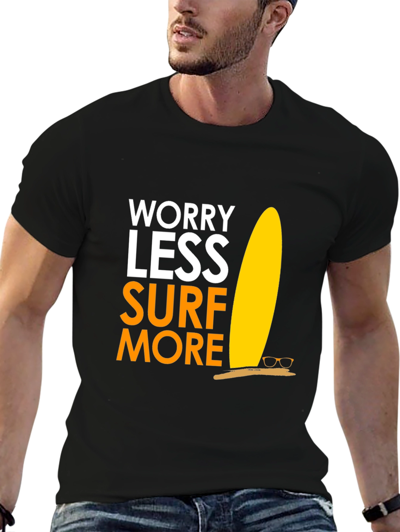 Worry Less Surf More Graphic Tee