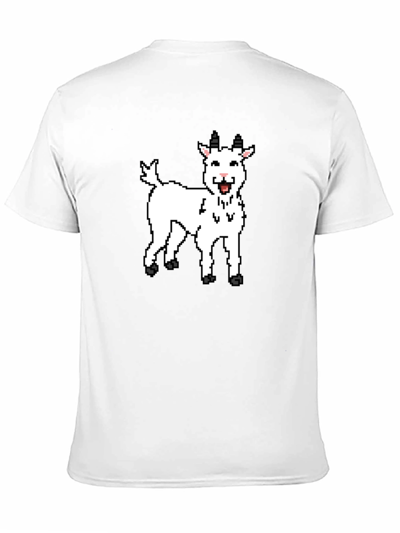 Pixel Goat Graphic T-Shirt - Black