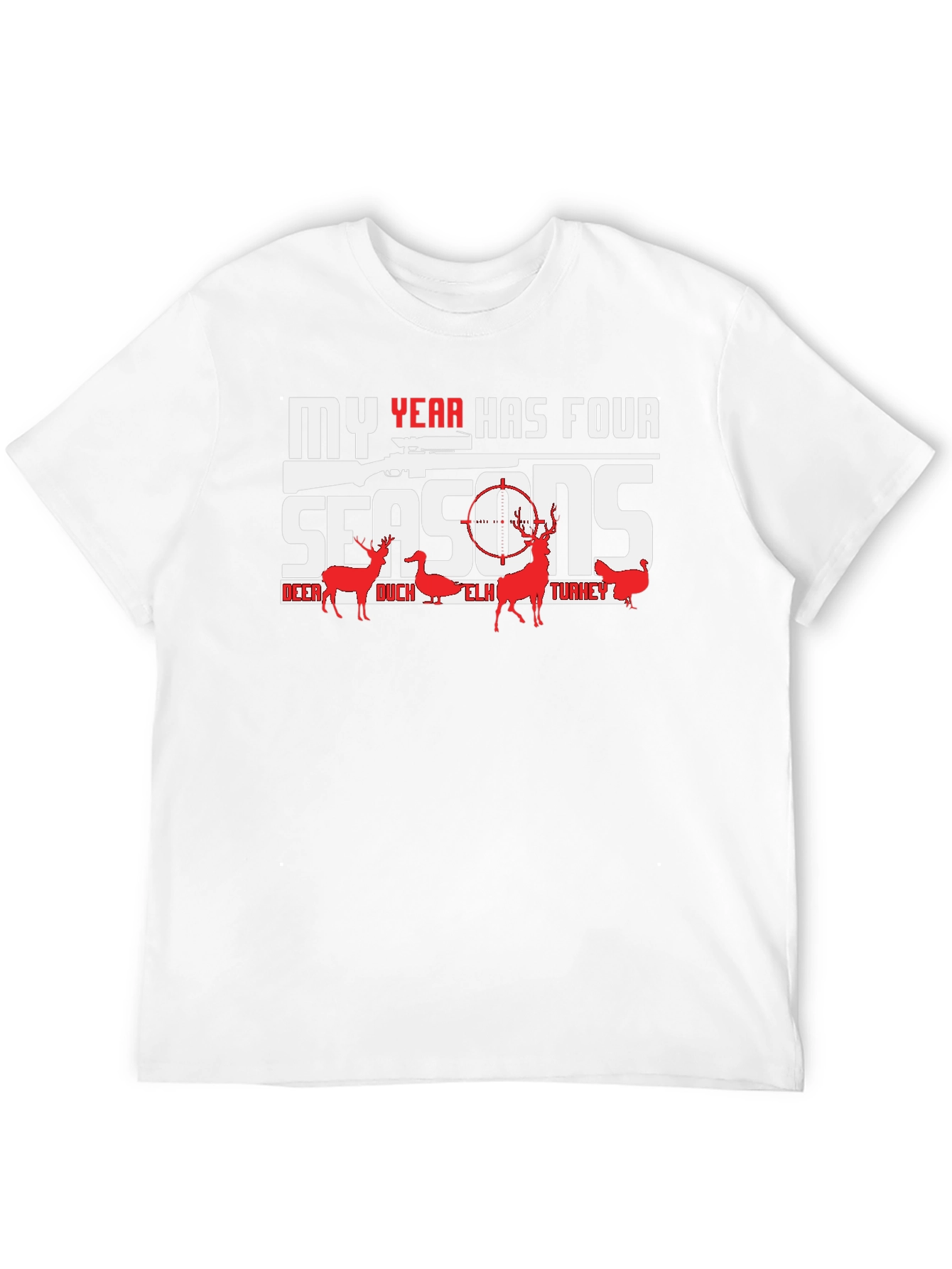 My Year Has Four Seasons Hunting Graphic T-Shirt