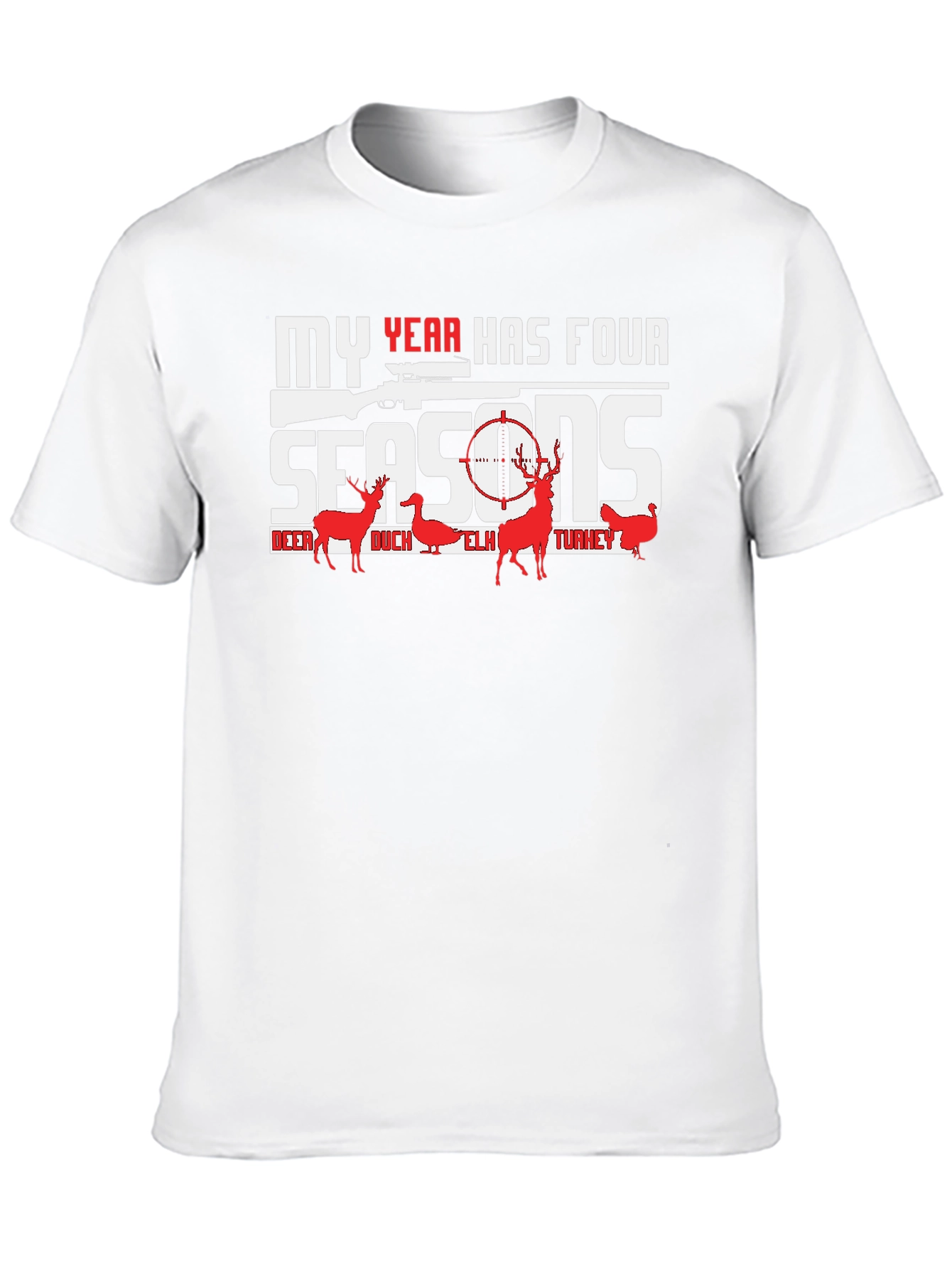 My Year Has Four Seasons Hunting Graphic T-Shirt