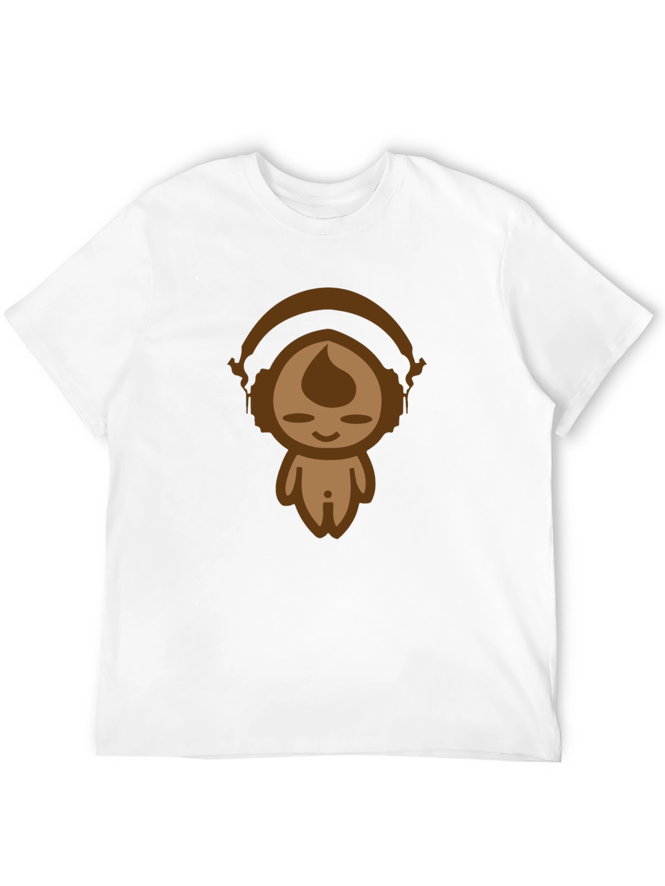 Funky Cartoon Tee - Black Cotton Blend