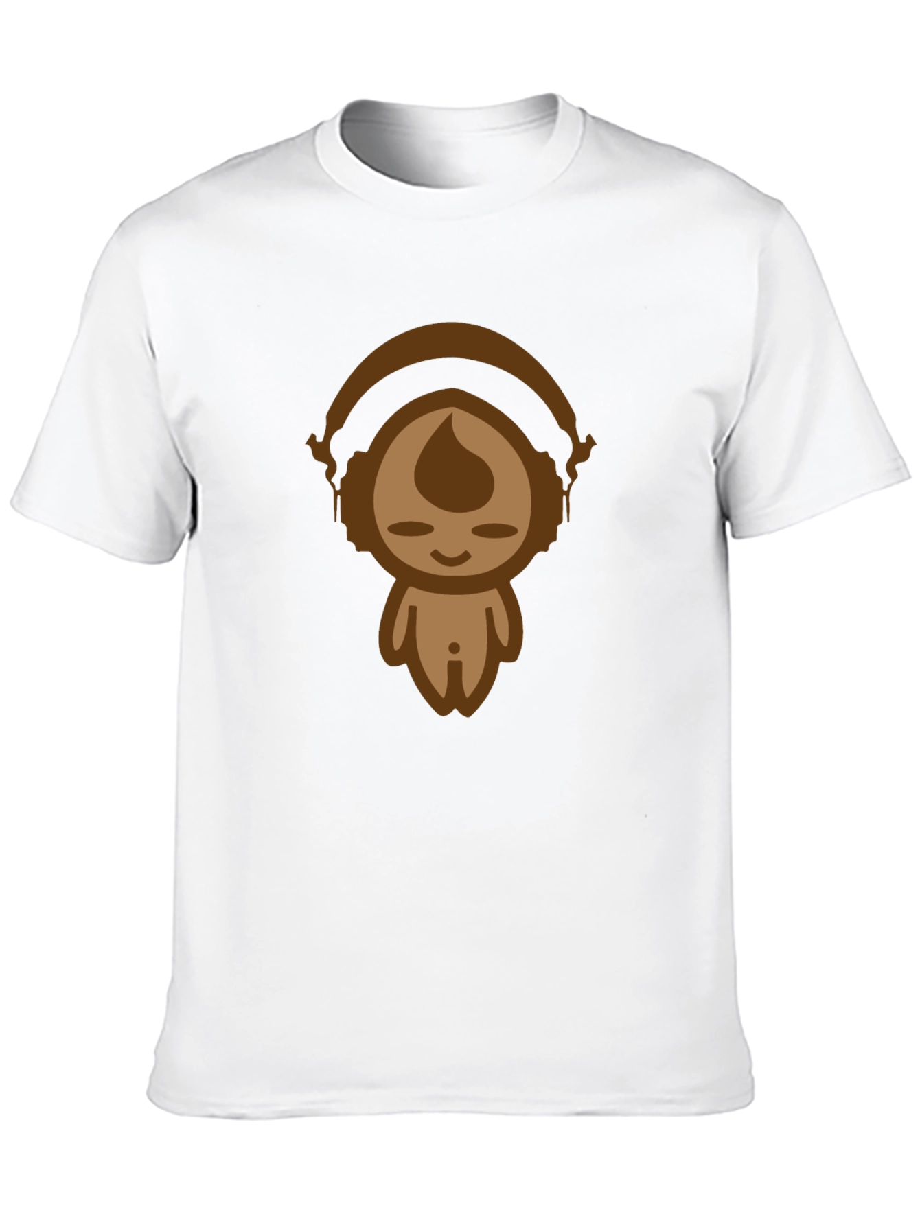 Funky Cartoon Tee - Black Cotton Blend