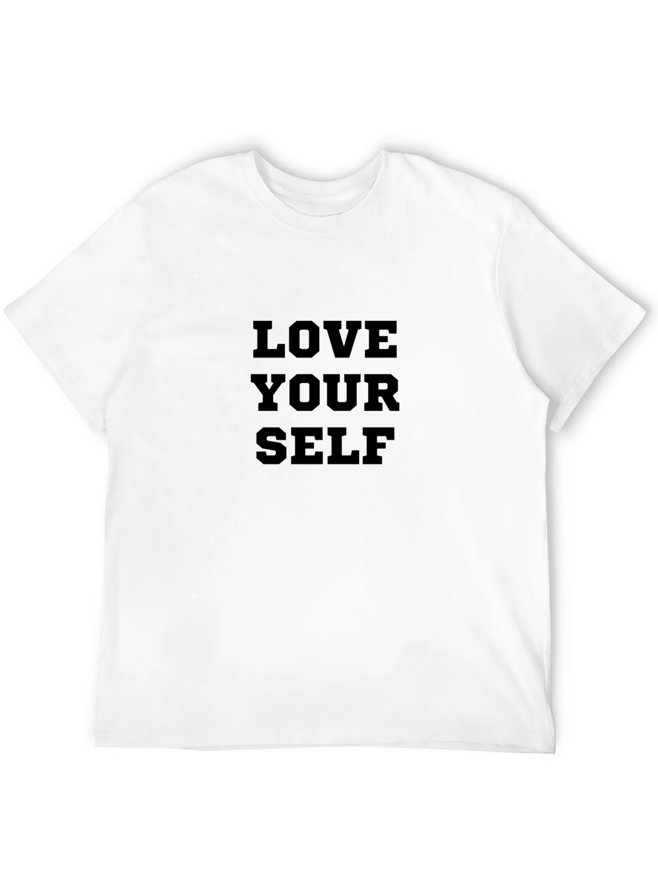 Love Yourself Black Graphic T-Shirt
