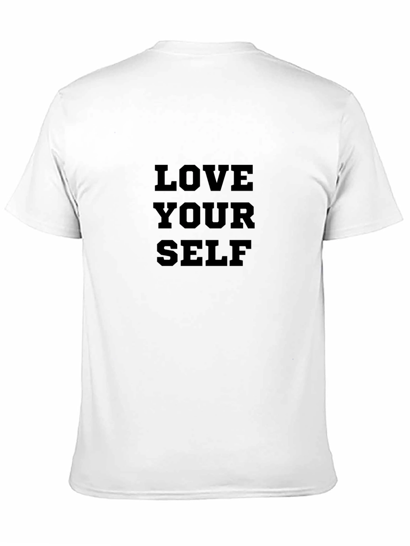 Love Yourself Black Graphic T-Shirt