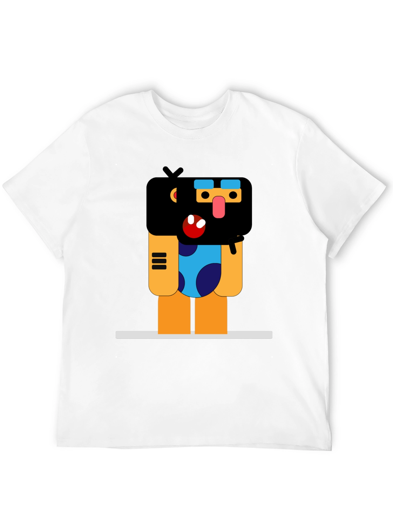 Funky Graphic Print Black T-Shirt